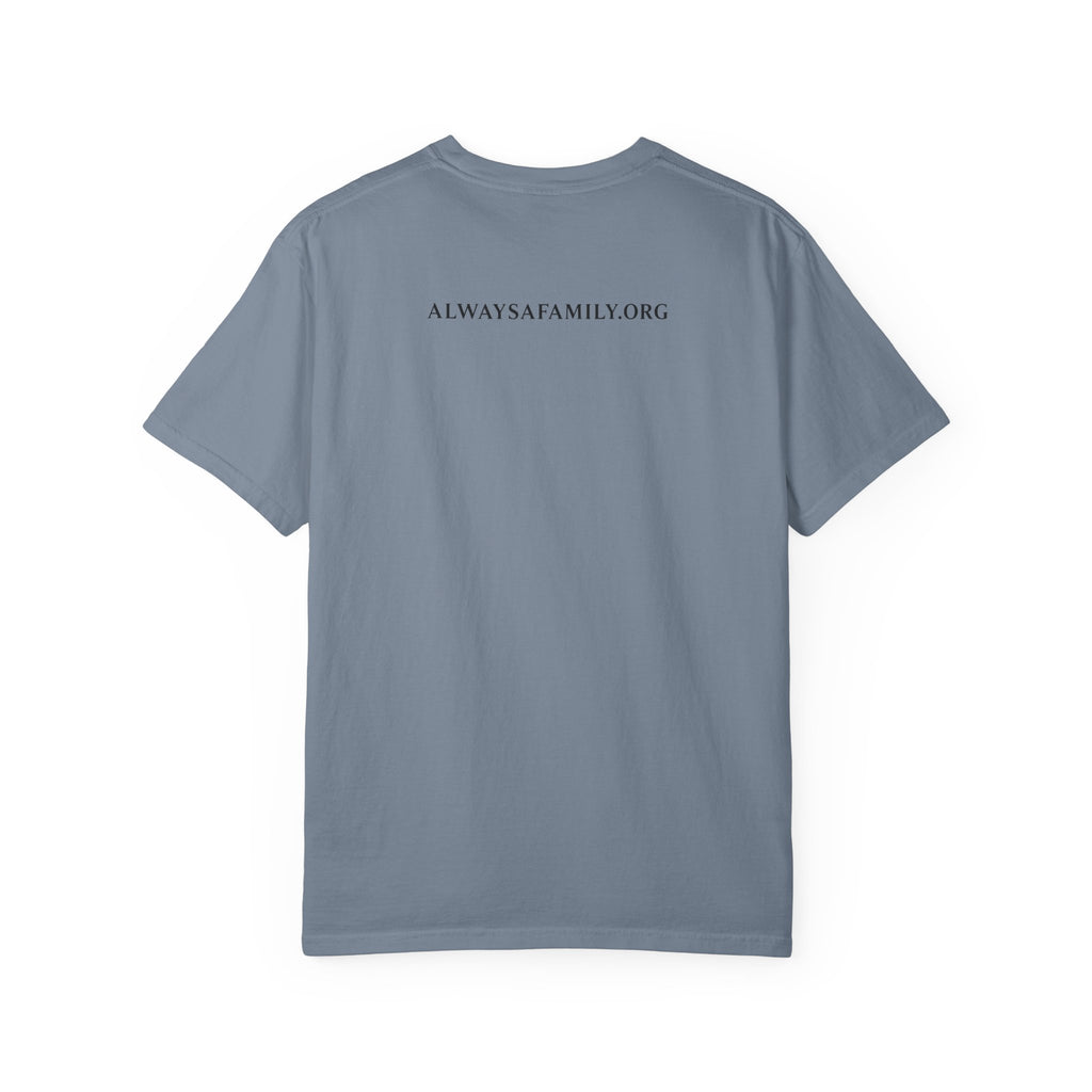 Always a Family Patriotic T-Shirt — American Flag antler Graphic Tee