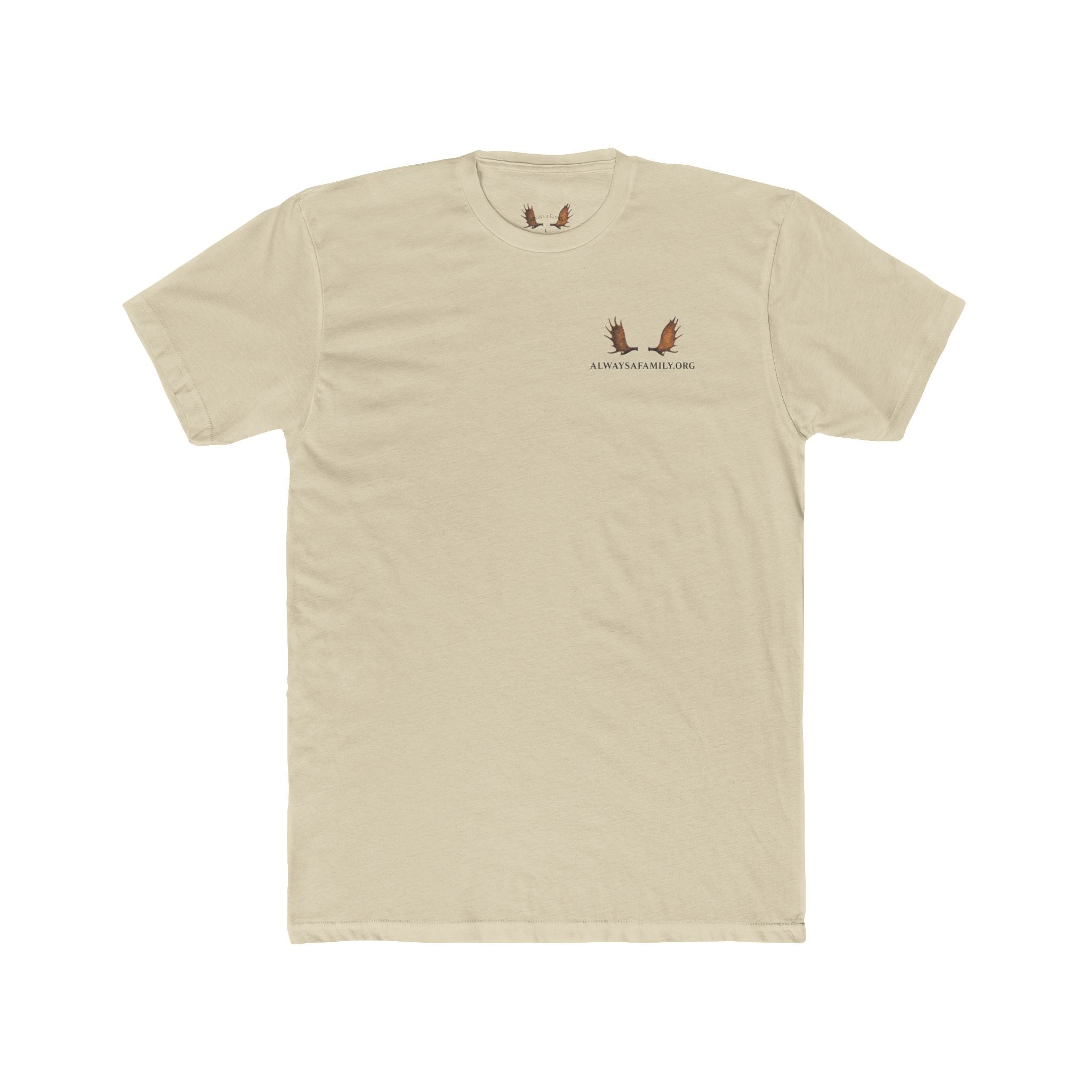 Always A Family T-Shirt — Antler Heart Logo Crew Tee