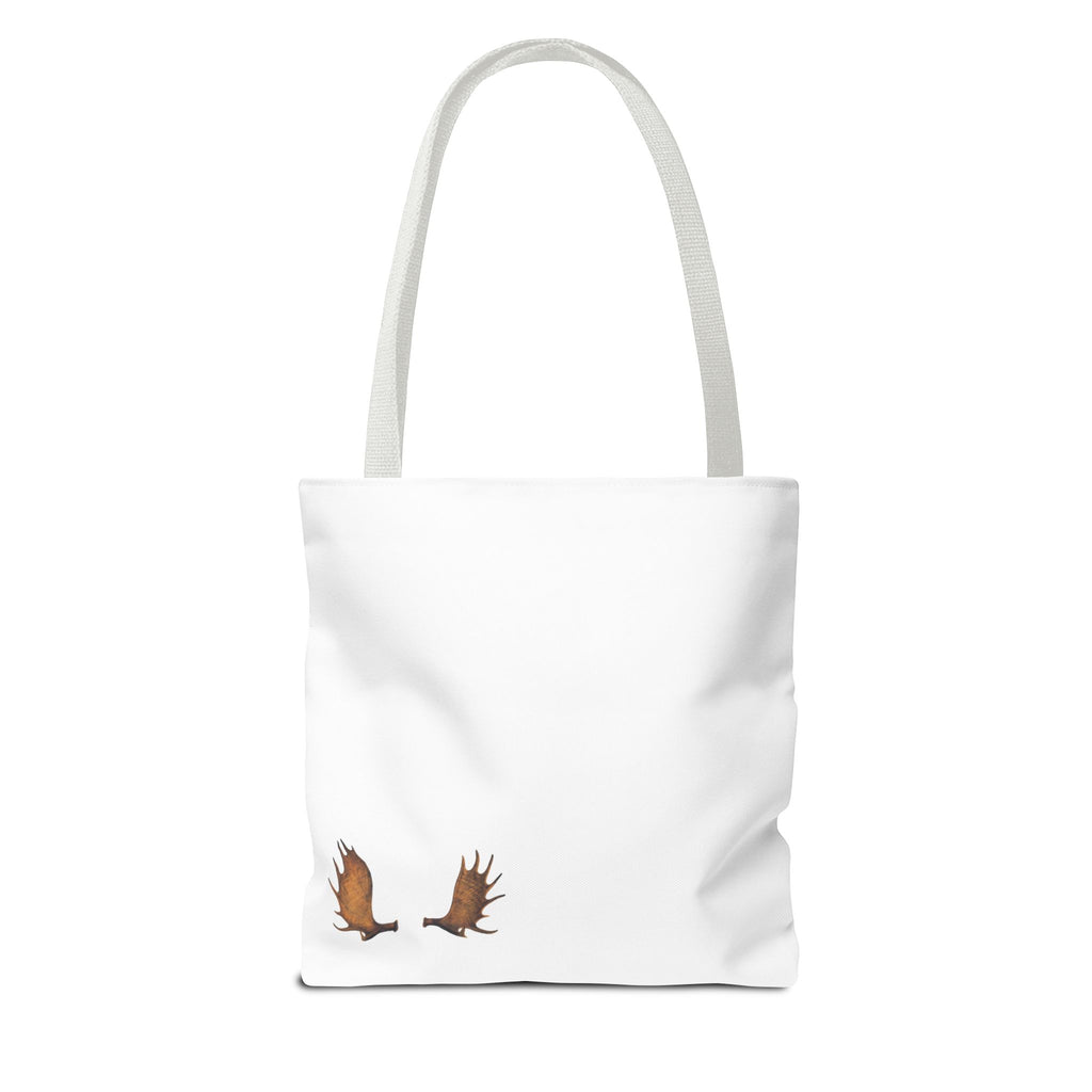 Tote — "Always a Family" Moose Antler Accent Tote Bag