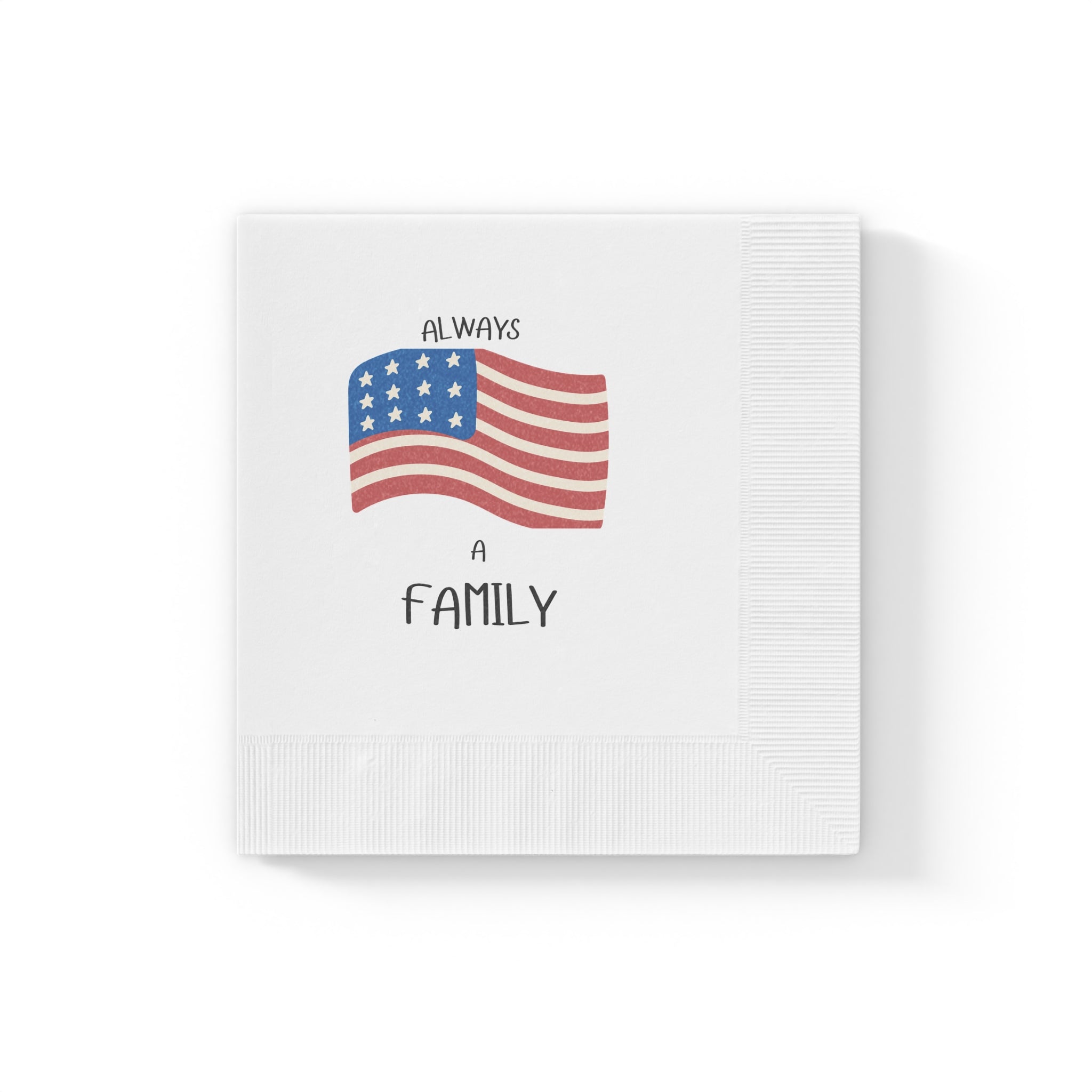 Always a Family Celebration Napkins - Family, Freedom & Togetherness