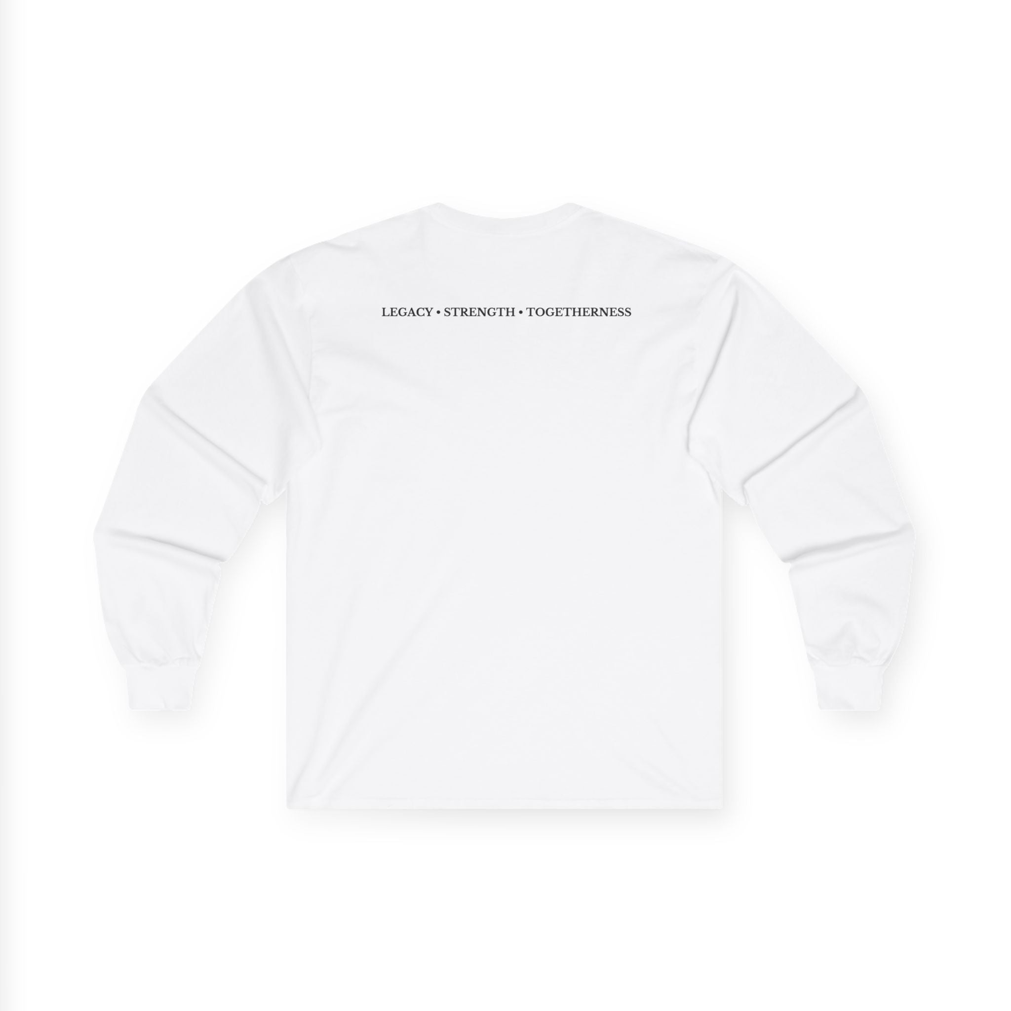 Family Silhouette Long Sleeve Tee — "Always A Family" Outdoor Design