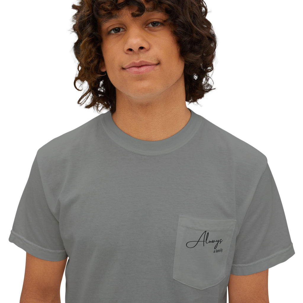 Pocket T-Shirt — Minimal Script Chest Pocket Tee
