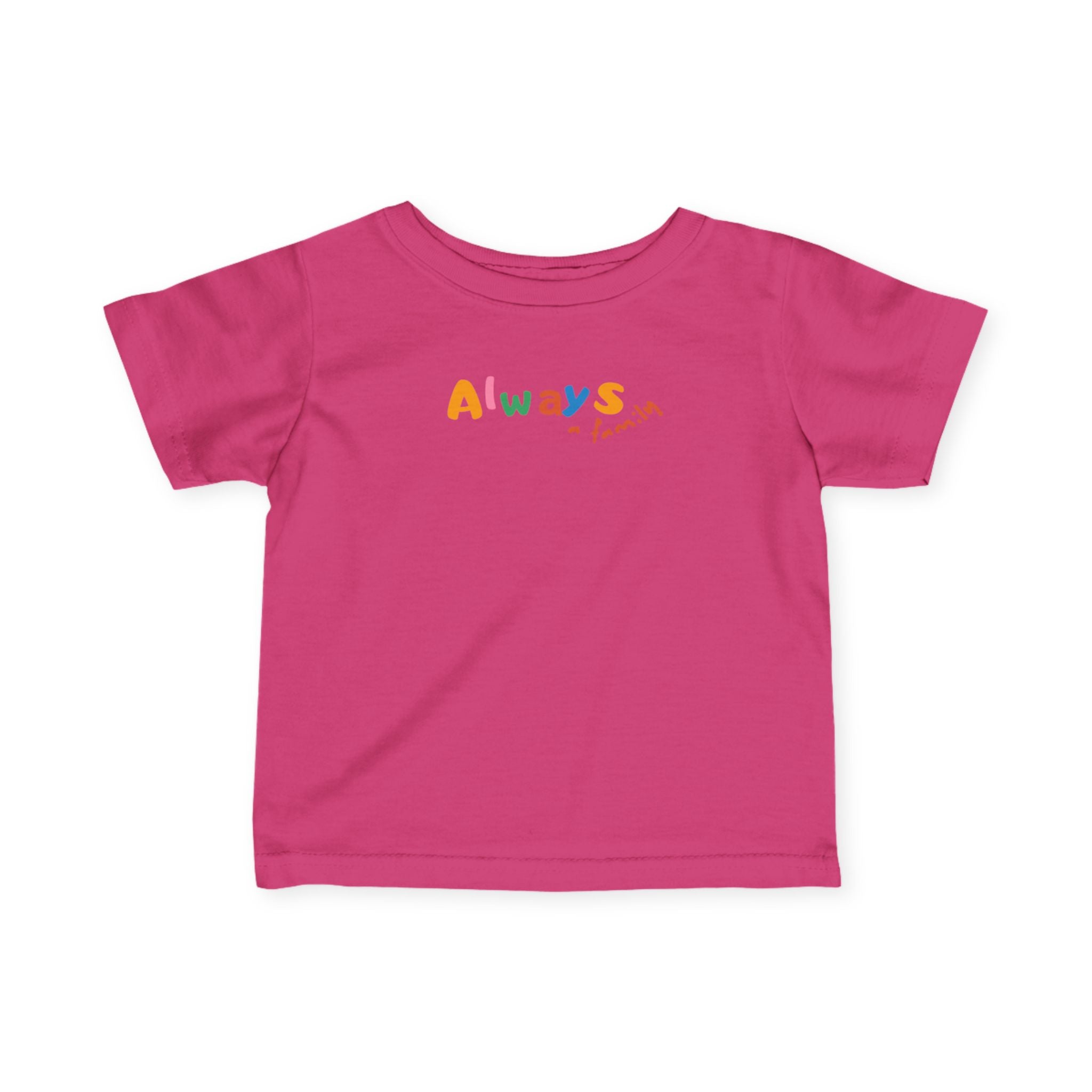 Infant Tee — "Always a Laugh" Colorful Playful Baby T‑Shirt