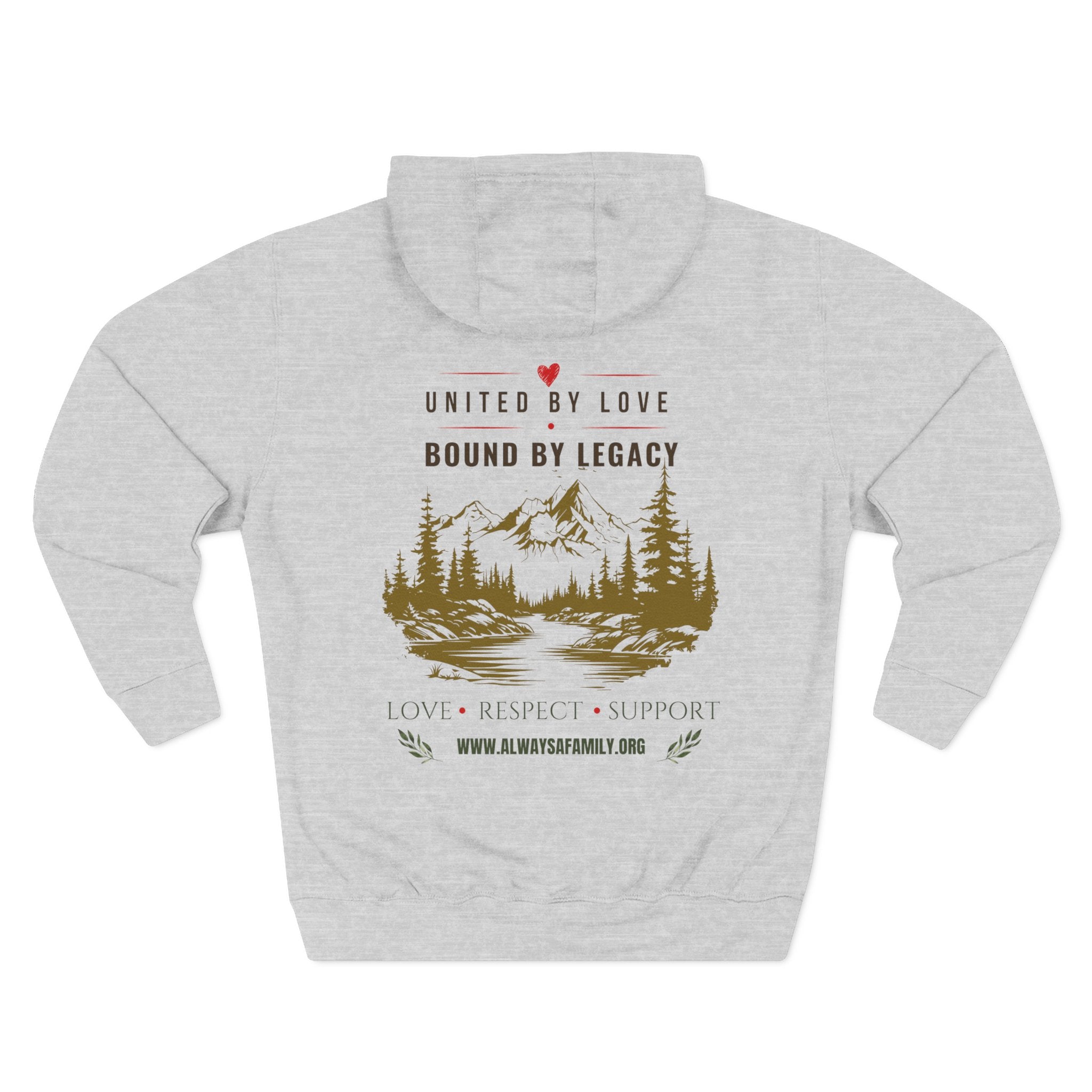 Always A Family Hoodie — 'United by Love, Bound by Legacy' Family Tree Pullover
