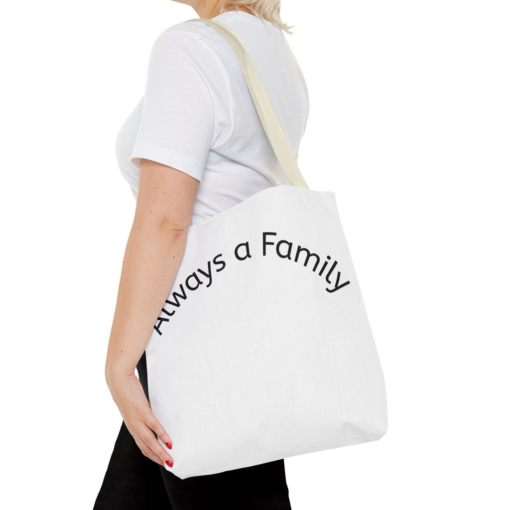 Tote — "Always a Family" Moose Antler Accent Tote Bag