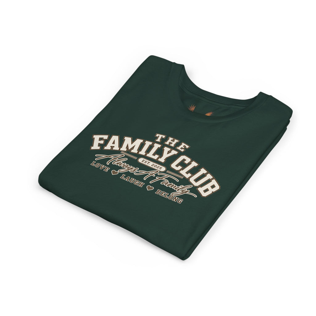 Youth Tee – "The Family Club" Always A Family Kids' Shirt