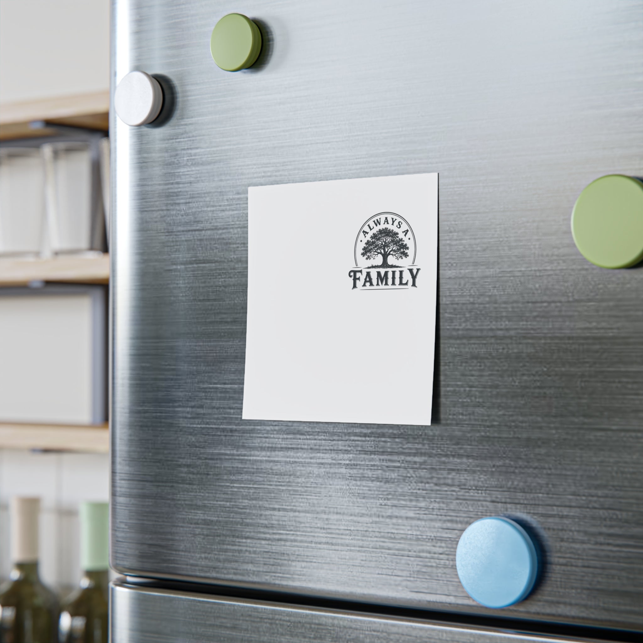 Always a Family Post-it Note Pad — Tree Logo Sticky Notes for Home & Family