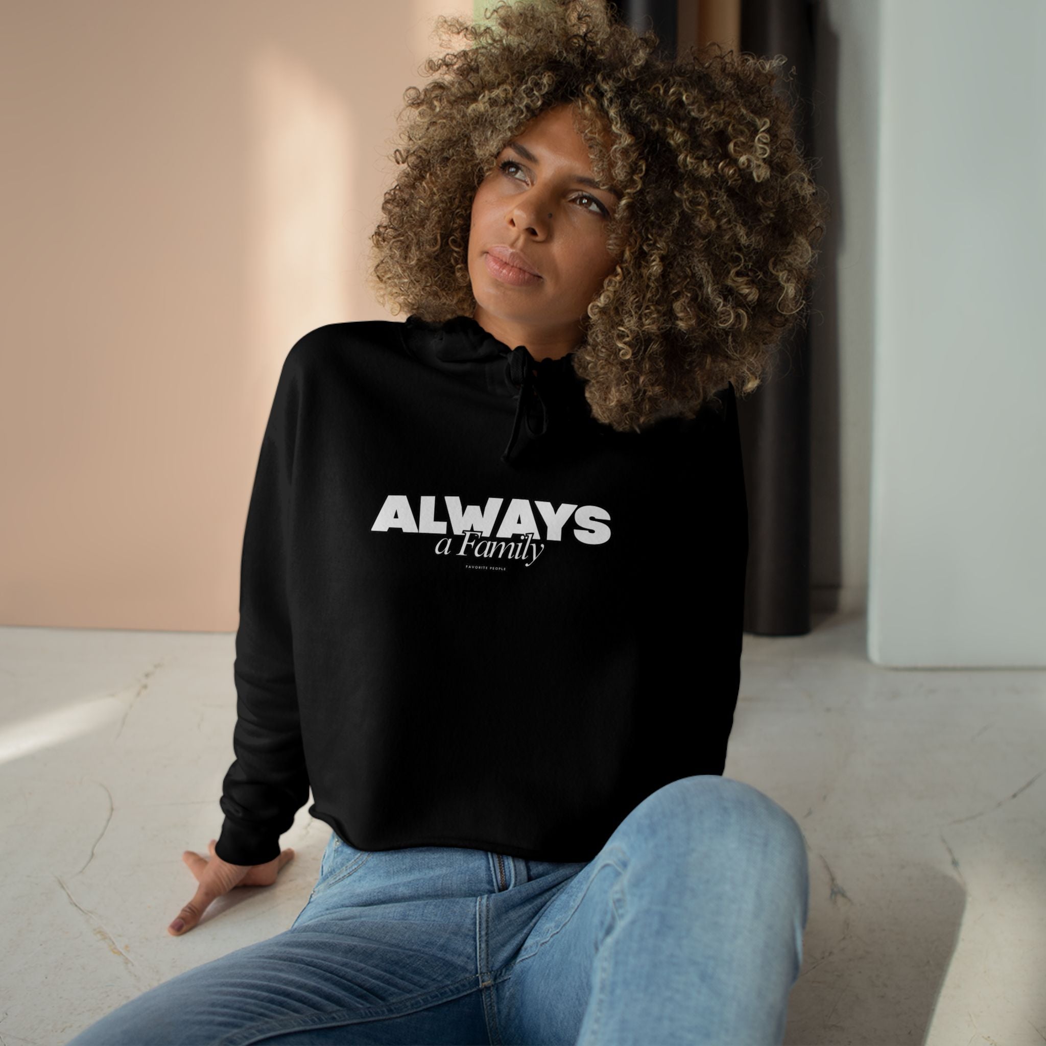 Always A Winner Cropped Hoodie — Favorite People