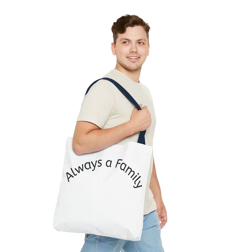 Tote — "Always a Family" Moose Antler Accent Tote Bag