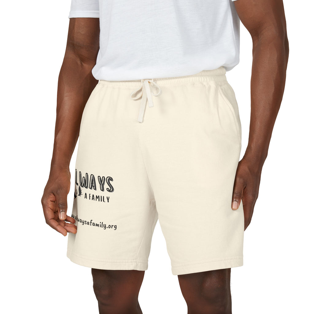 Always A Family Sweat Shorts — Comfortable Fleece Lounge Shorts with Logo