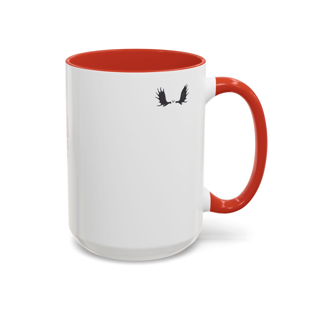 Family Heart Word-Cloud Accent red  Coffee Mug — "Always a Family"
