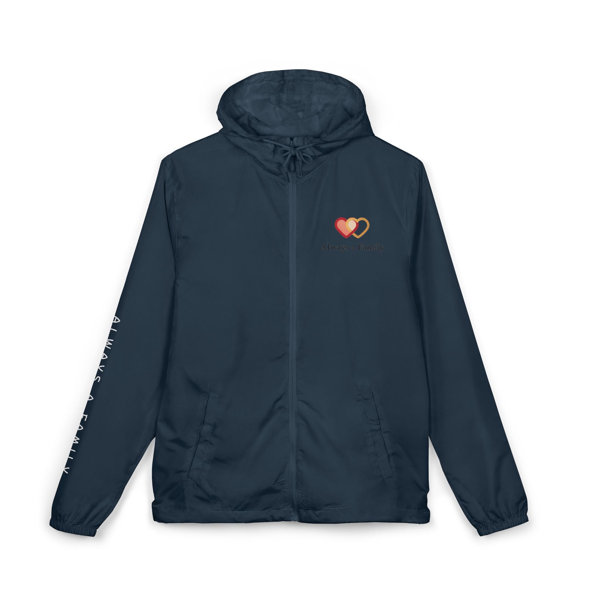 Red Heart Always a Family Windbreaker Jacket