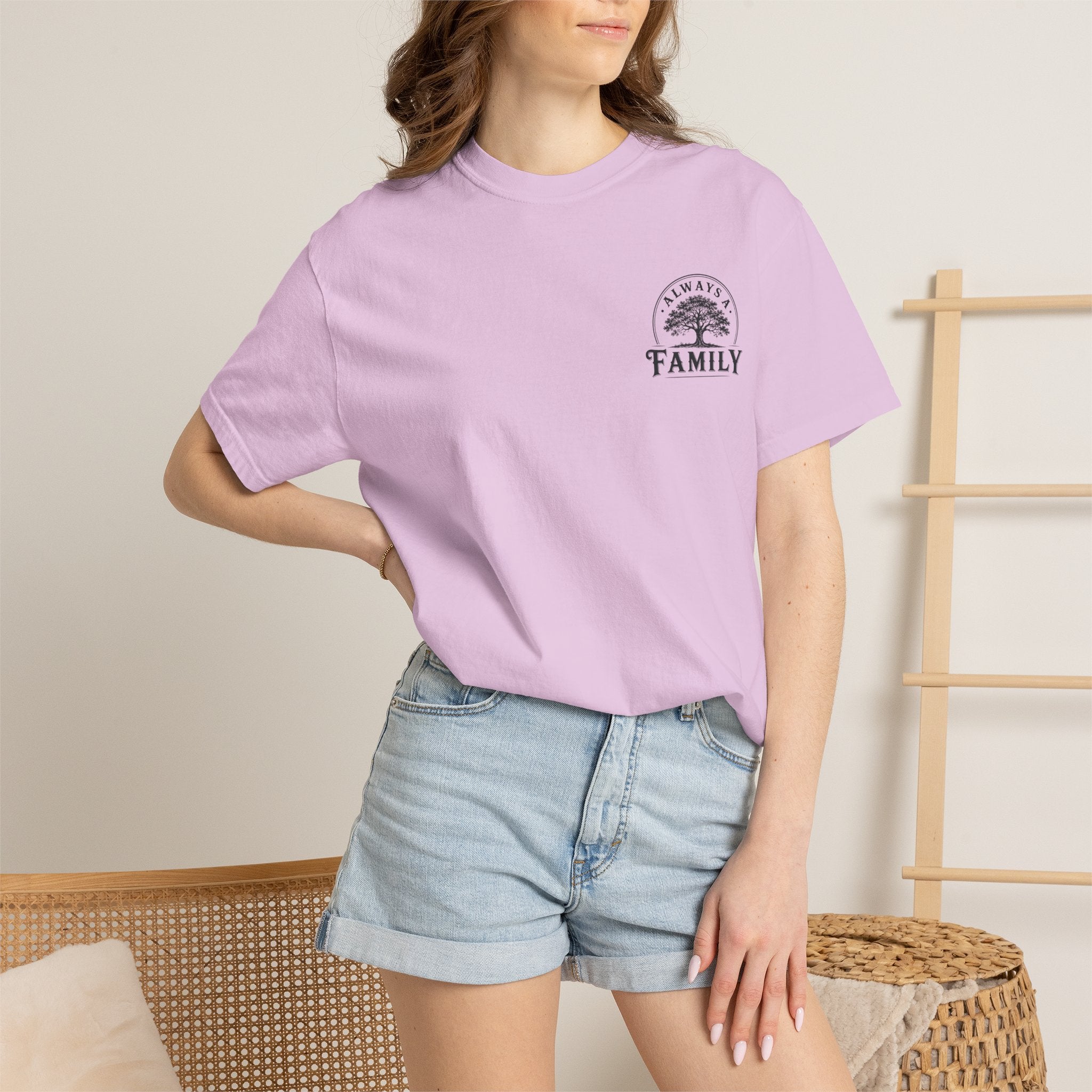 Family Tree T-Shirt — "Always a Family" legacy