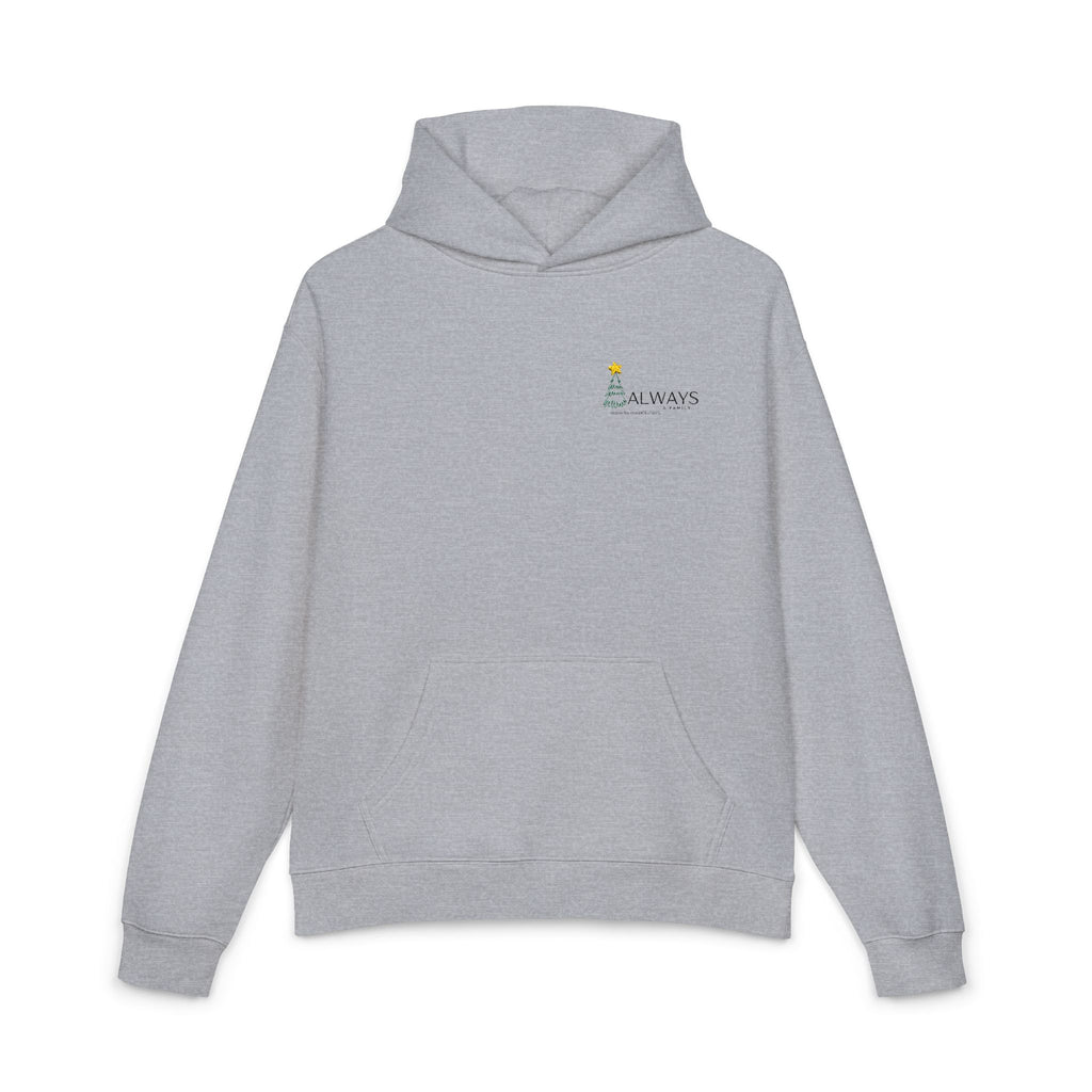 Relaxed Christmas Embroidery Hoodie