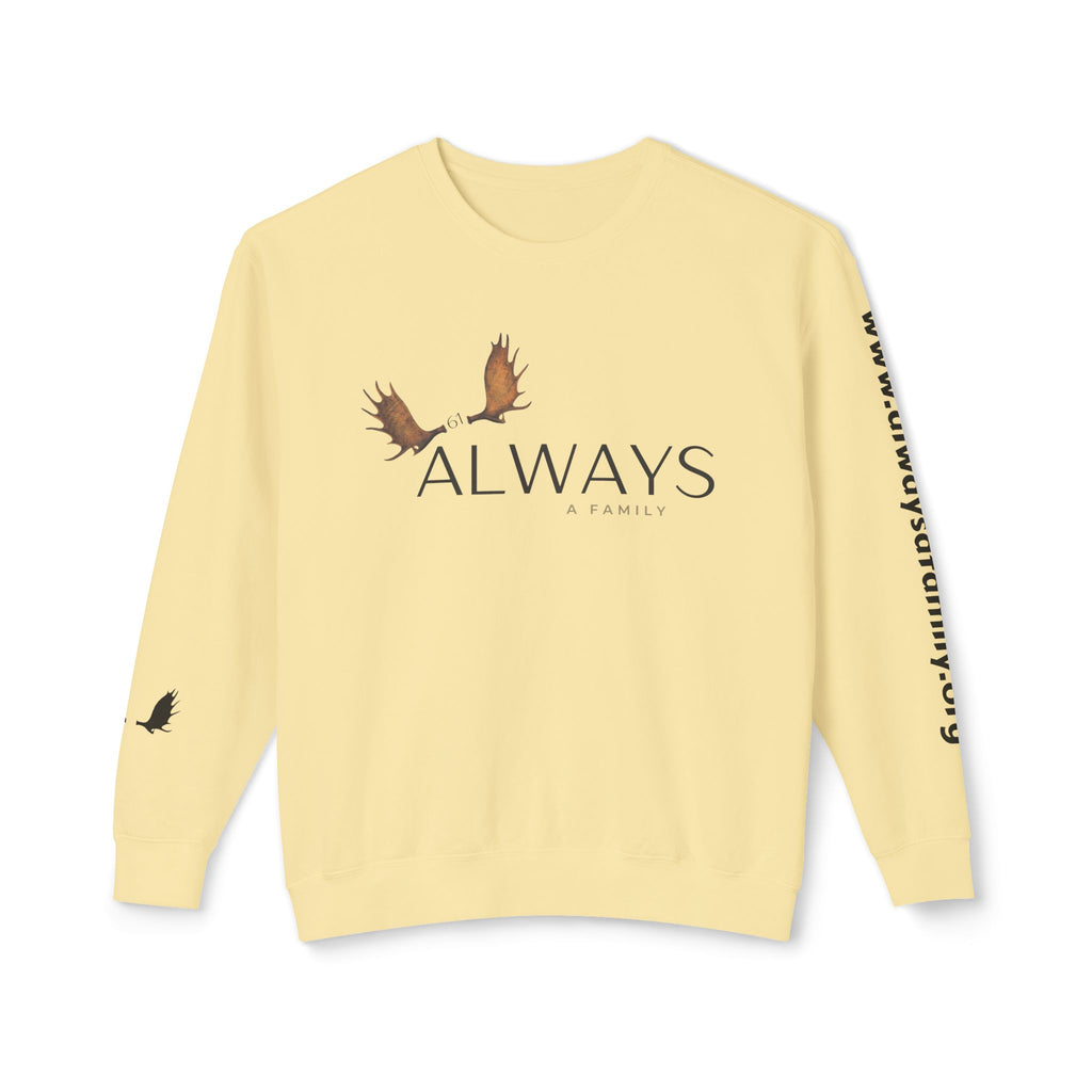 Once a family, always a family crewneck