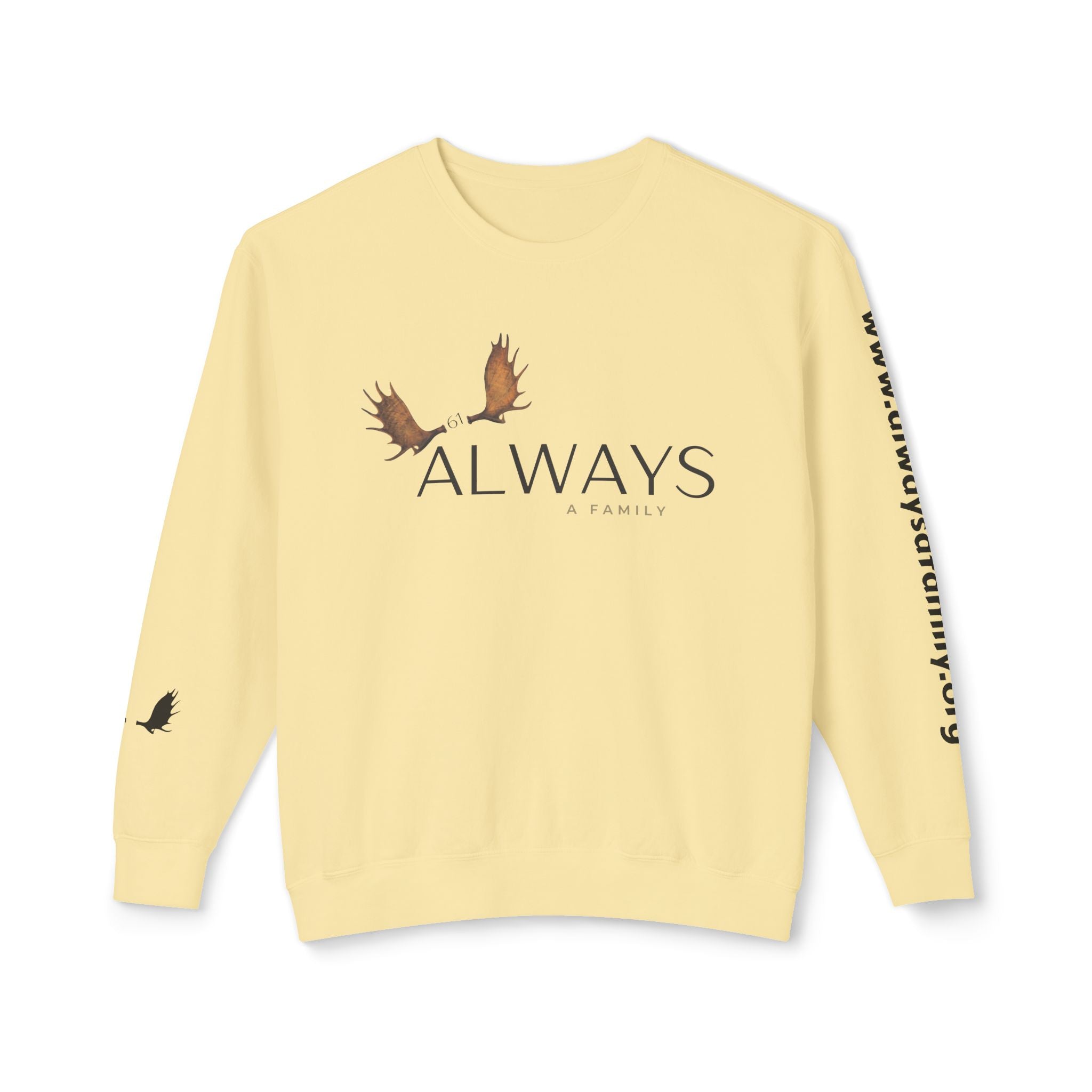 Once a family, always a family crewneck