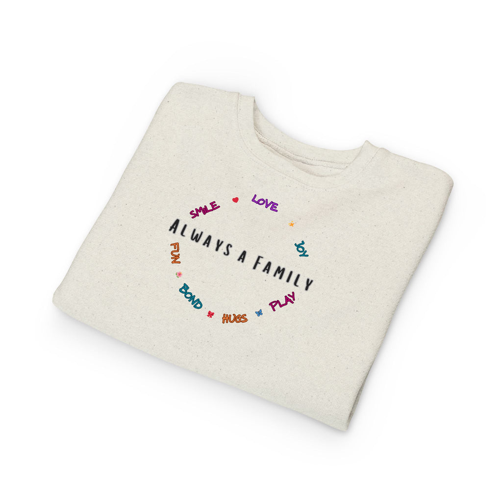 Always a Family Kids Crewneck