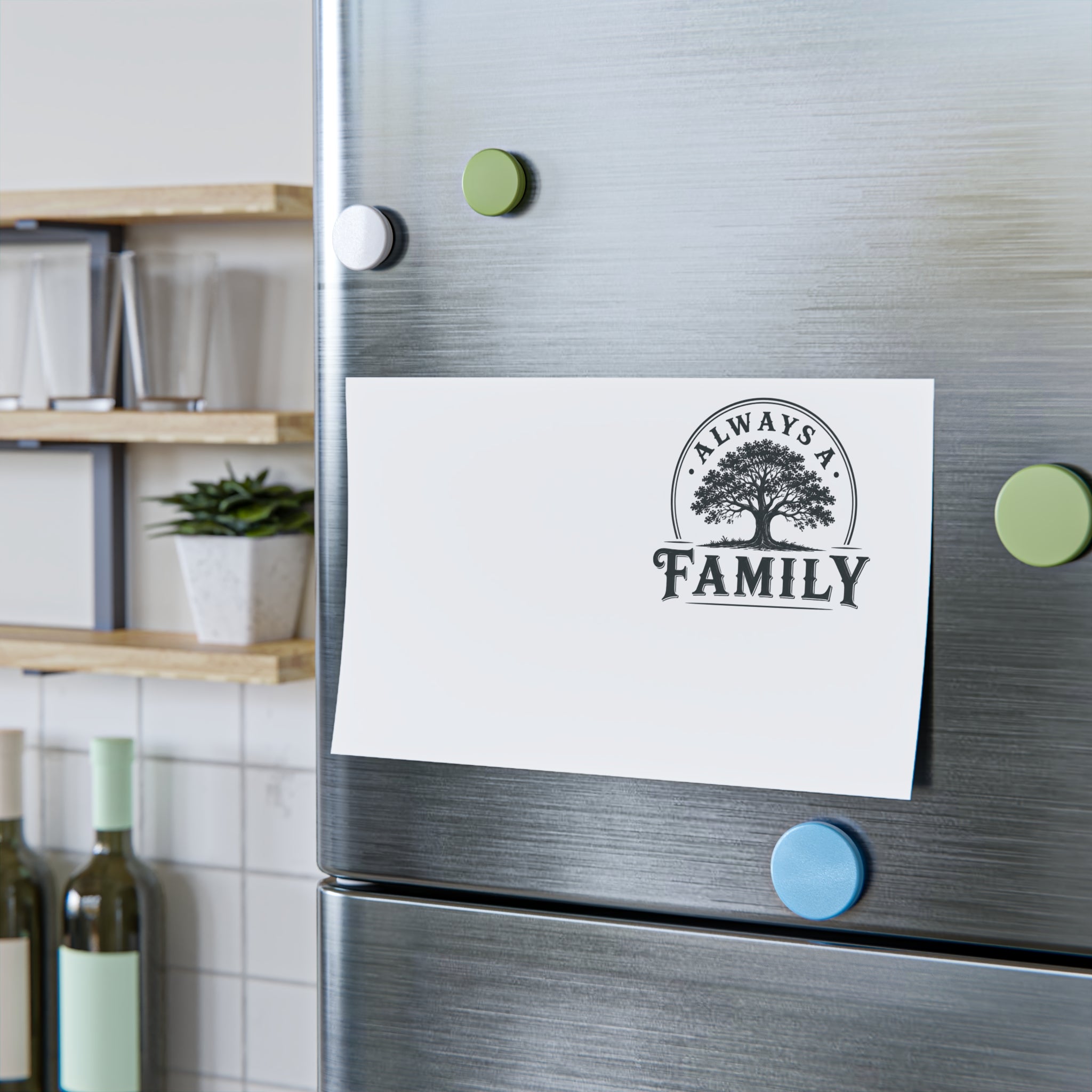 Always a Family Post-it Note Pad — Tree Logo Sticky Notes for Home & Family