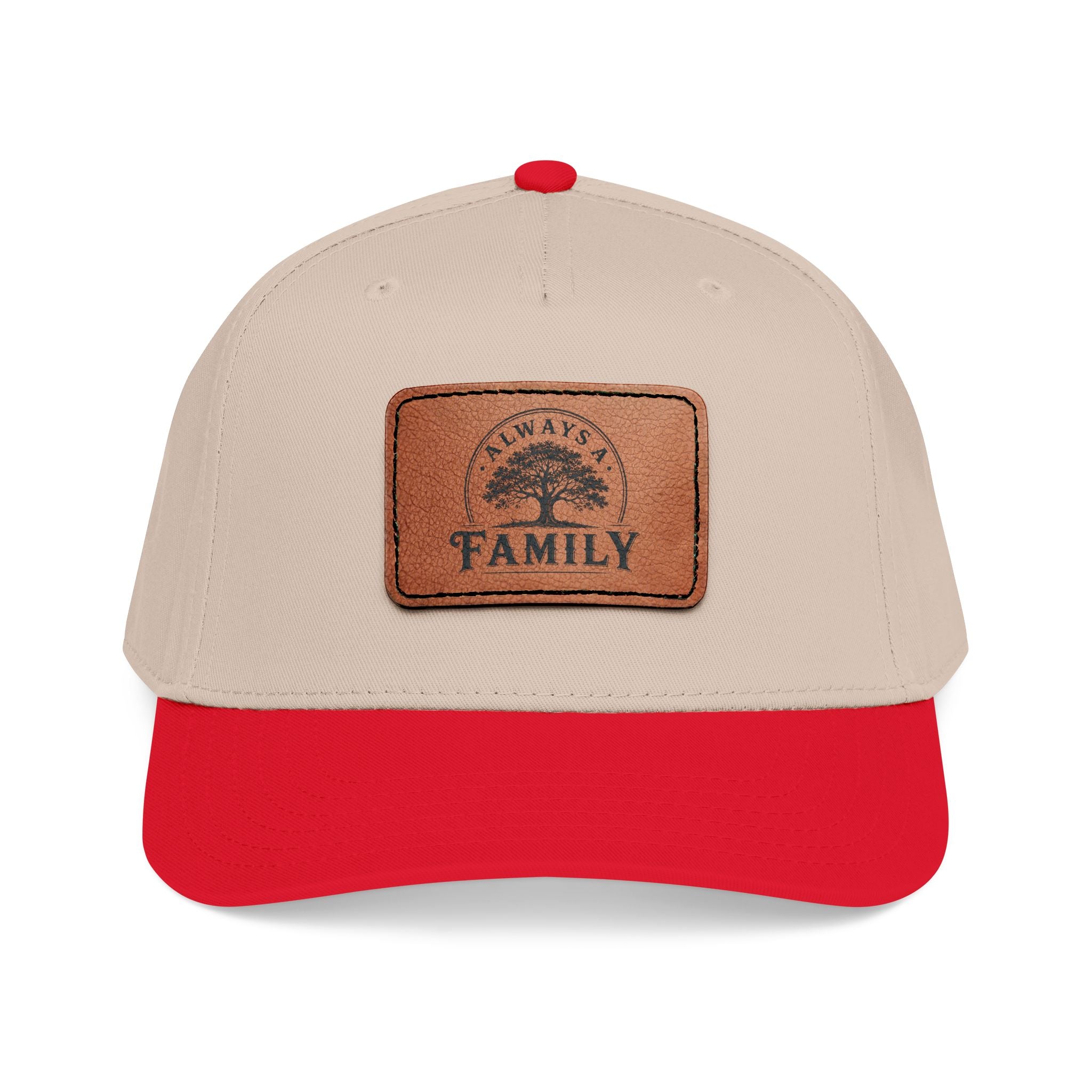 Leather Patch Baseball Cap