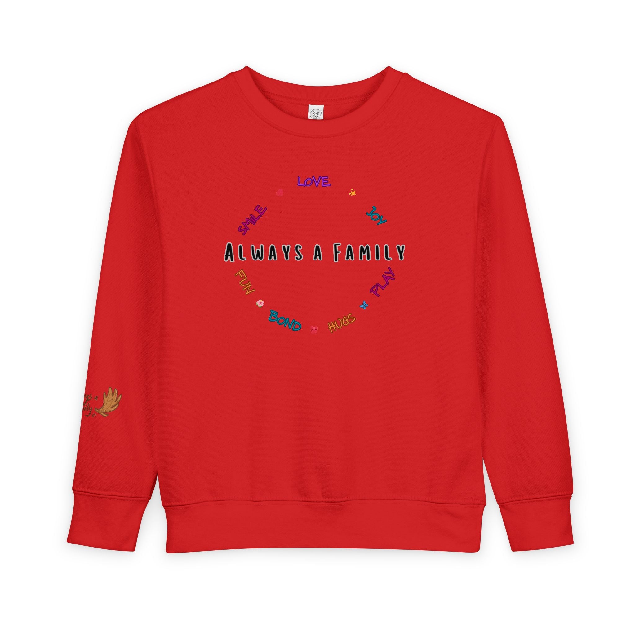 Always a Family Kids Crewneck
