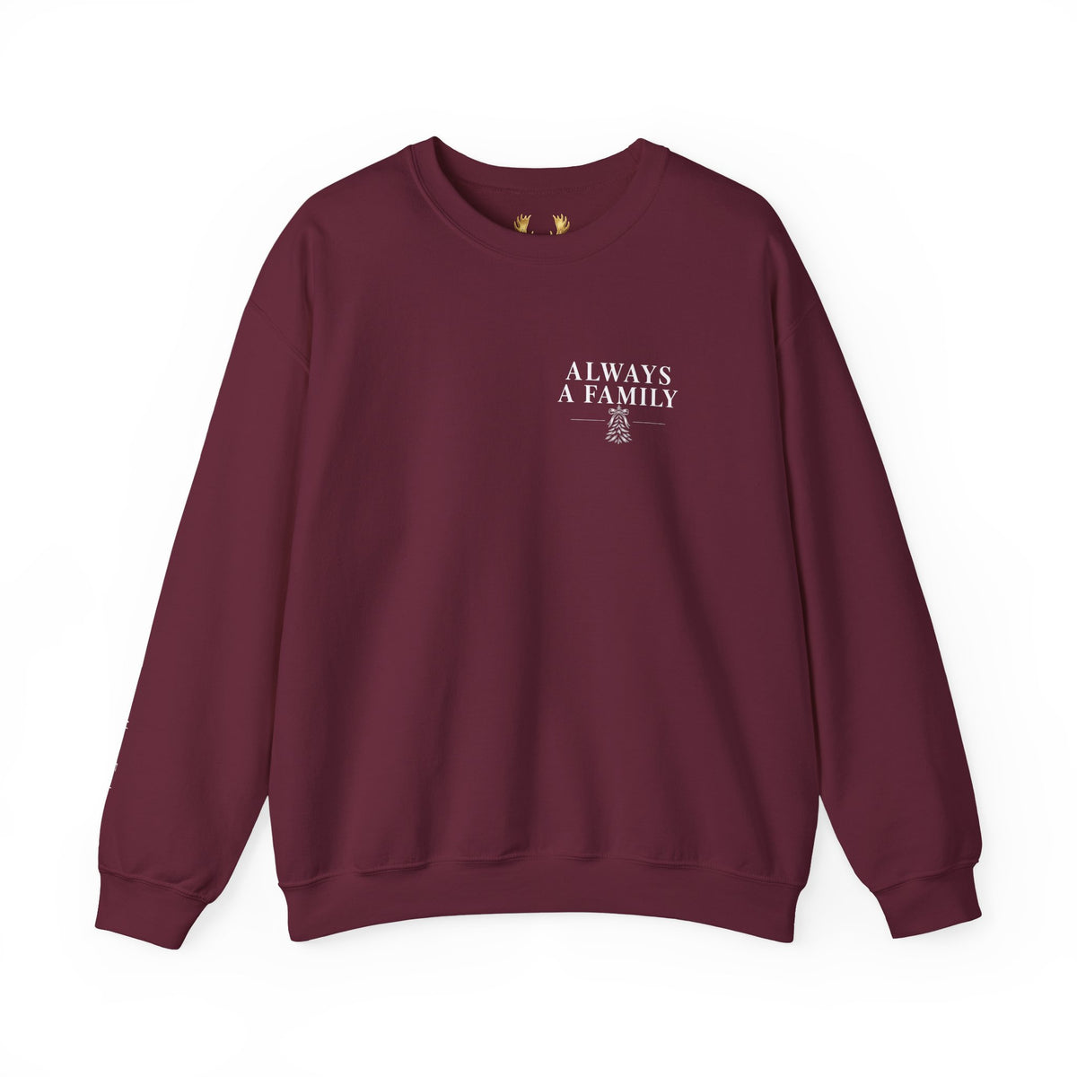 Family Is the Tradition Christmas Sweatshirt – "Always a Family" Crewneck