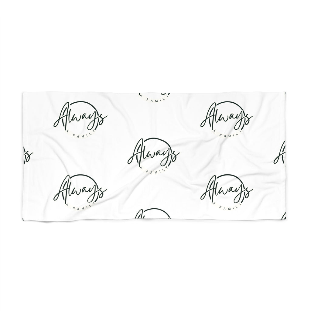 Always a Family Beach Towel — Family Quote Towel