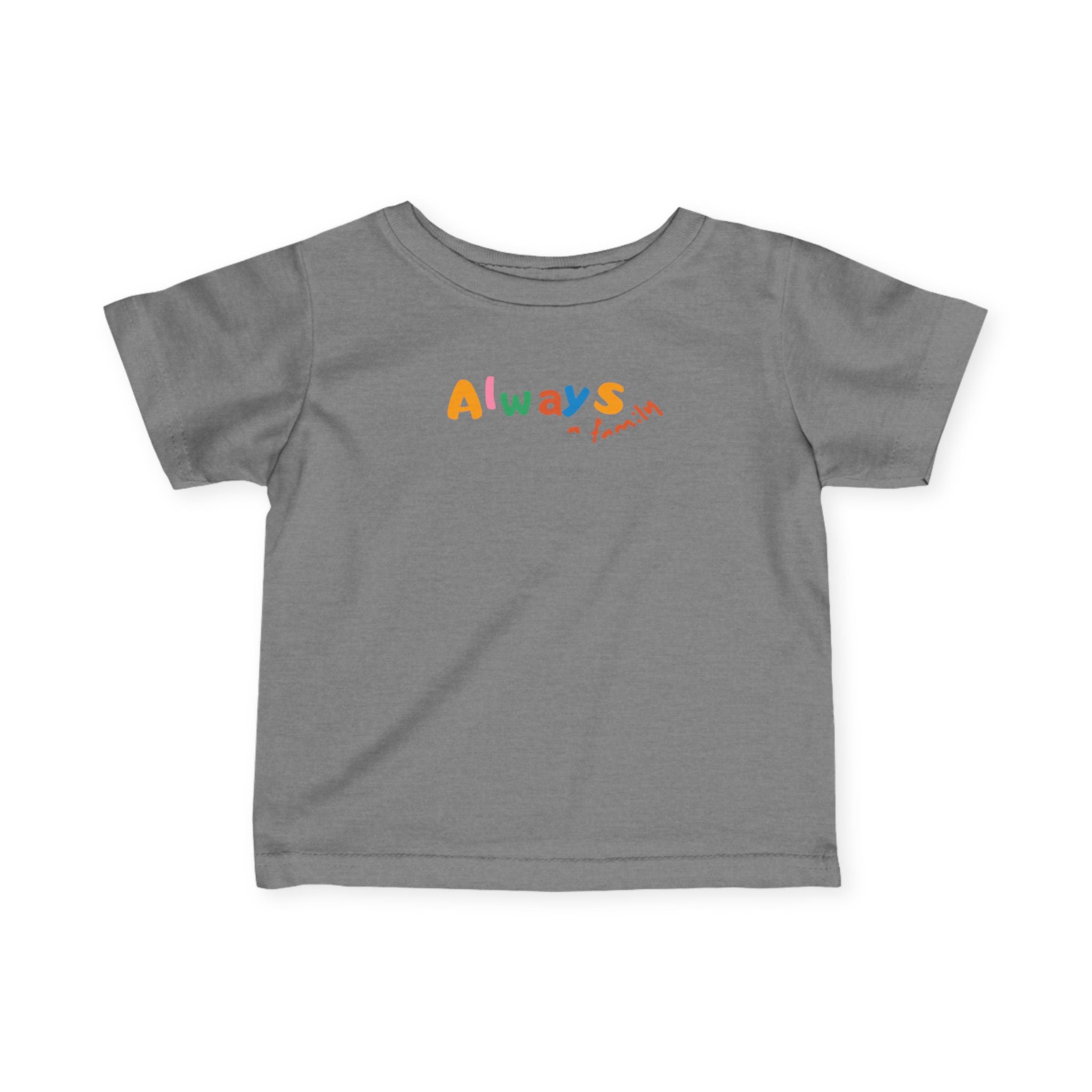 Infant Tee — "Always a Laugh" Colorful Playful Baby T‑Shirt