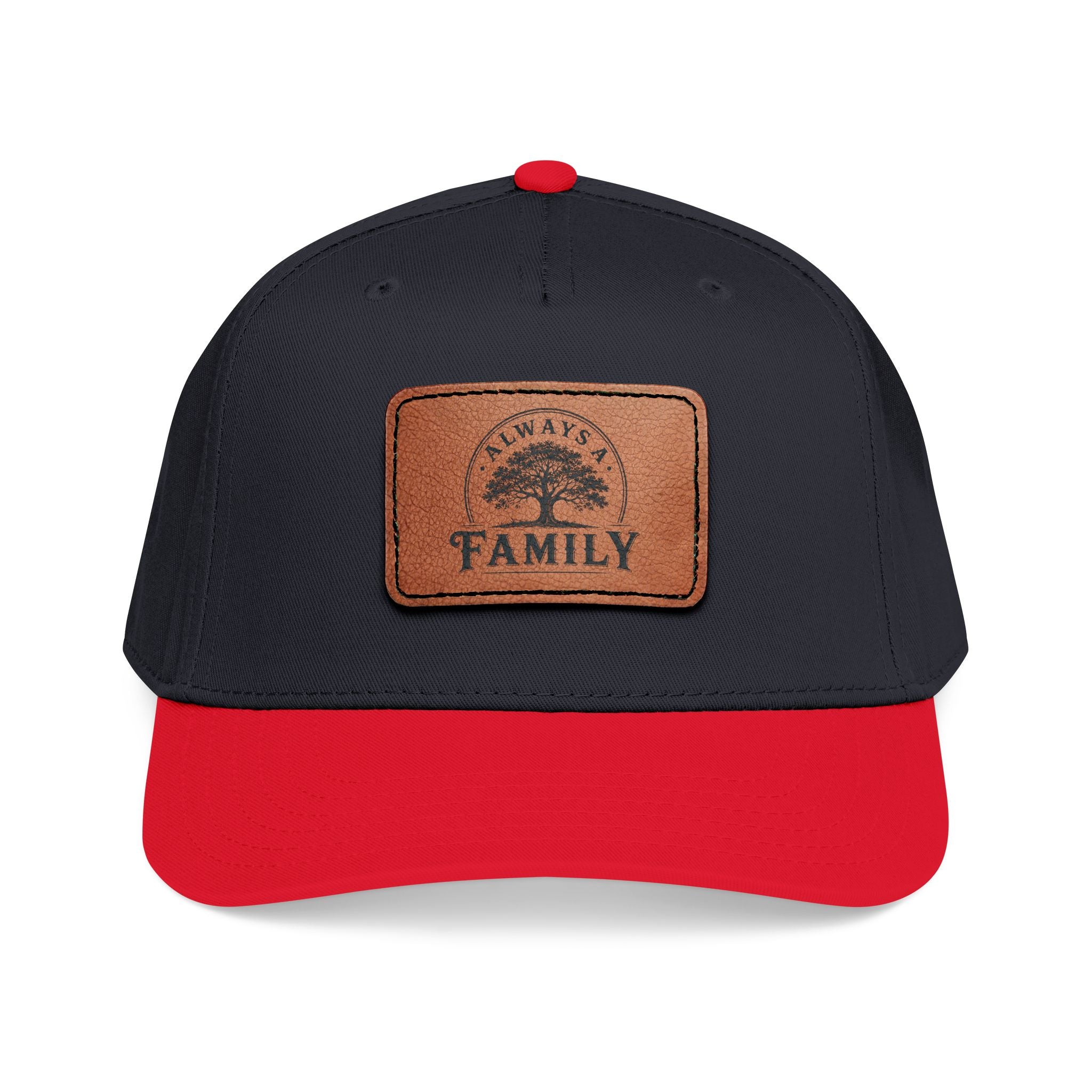 Leather Patch Baseball Cap