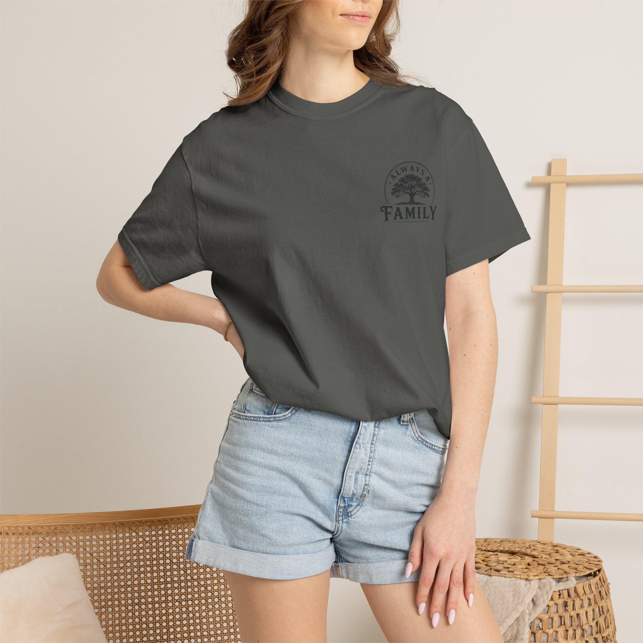 Family Tree T-Shirt — "Always a Family" legacy