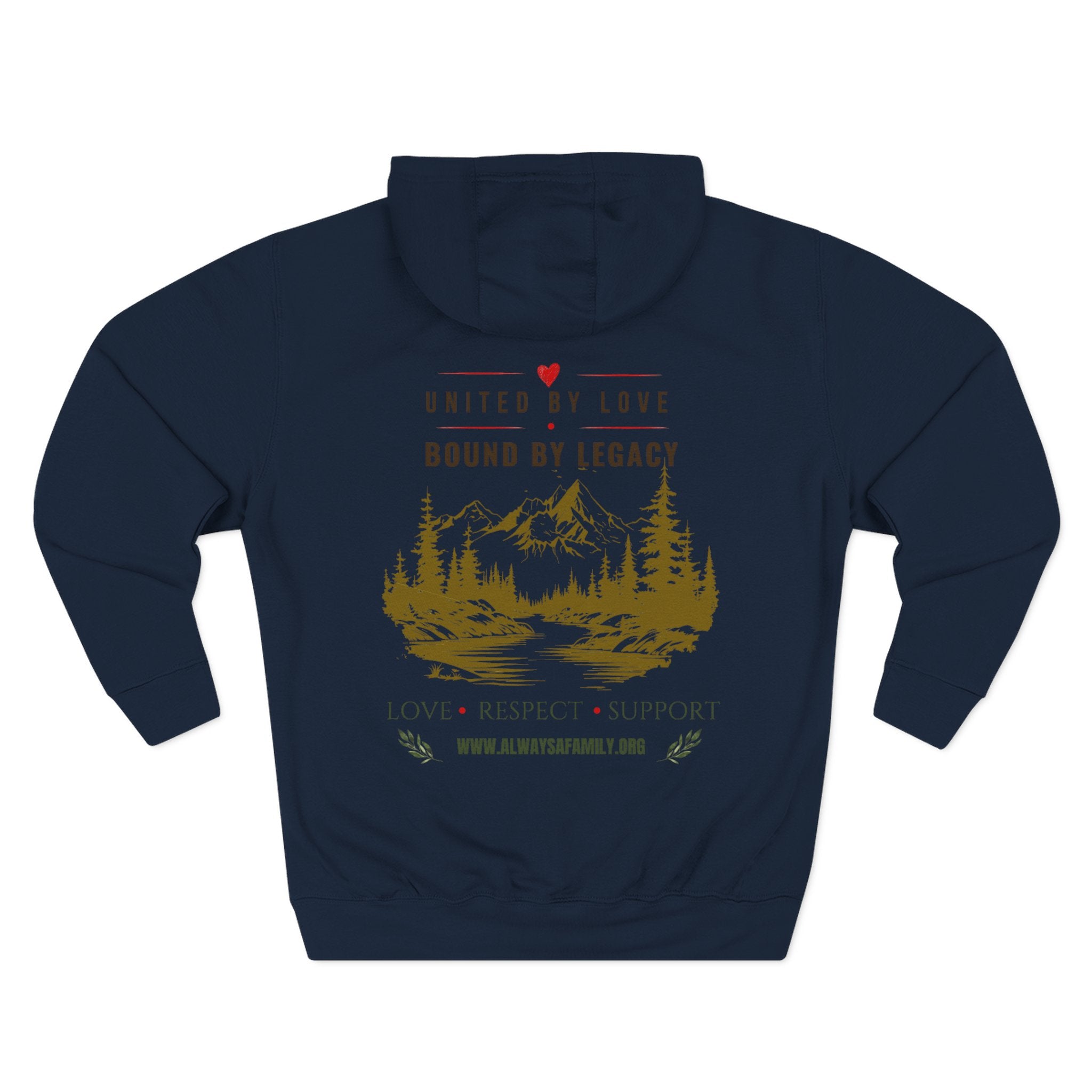 Always A Family Hoodie — 'United by Love, Bound by Legacy' Family Tree Pullover