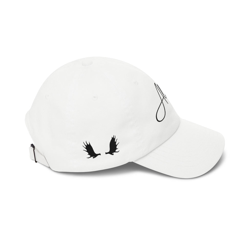 Always a Family Dad Cap – Minimal Script Embroidered Baseball Hat