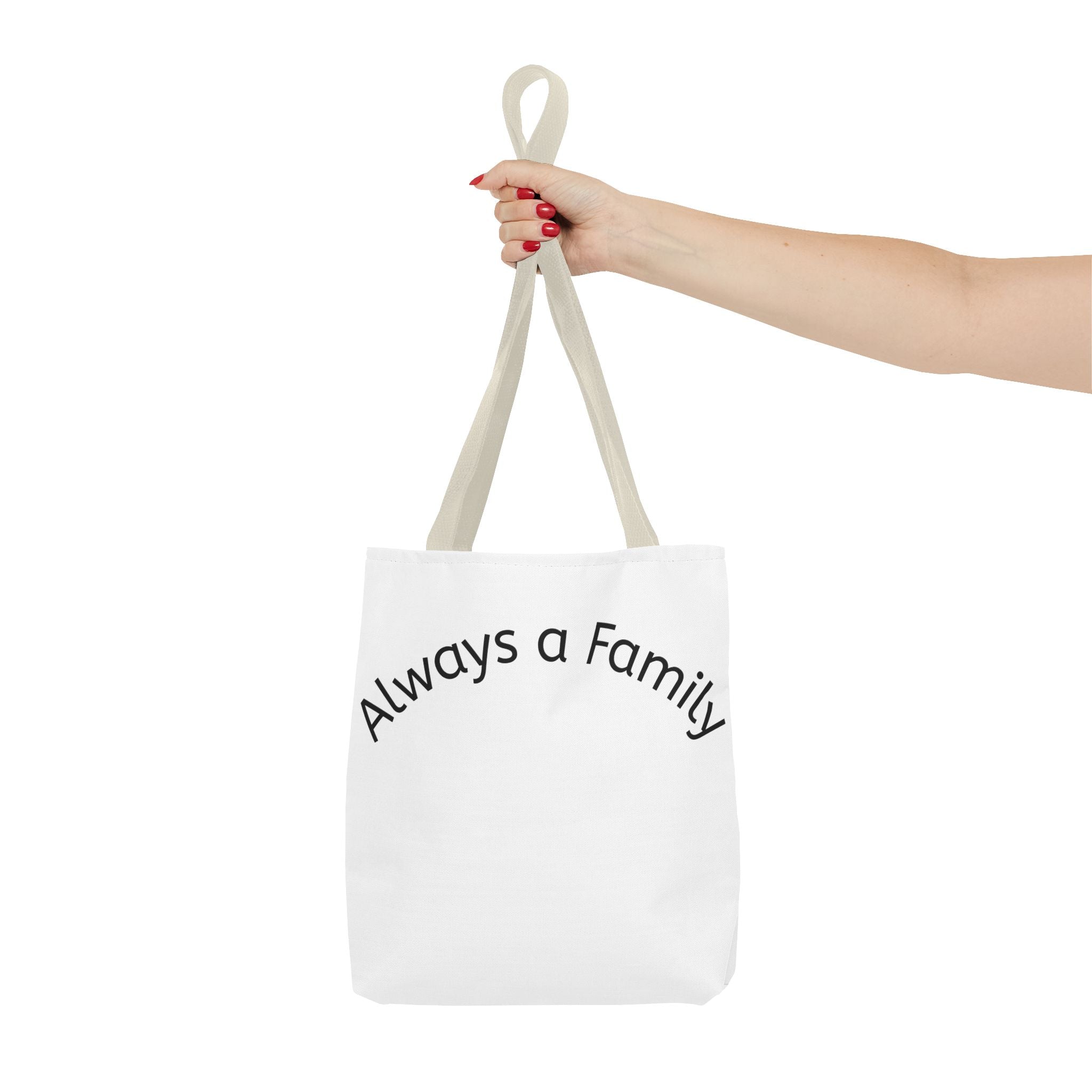 Tote — "Always a Family" Moose Antler Accent Tote Bag