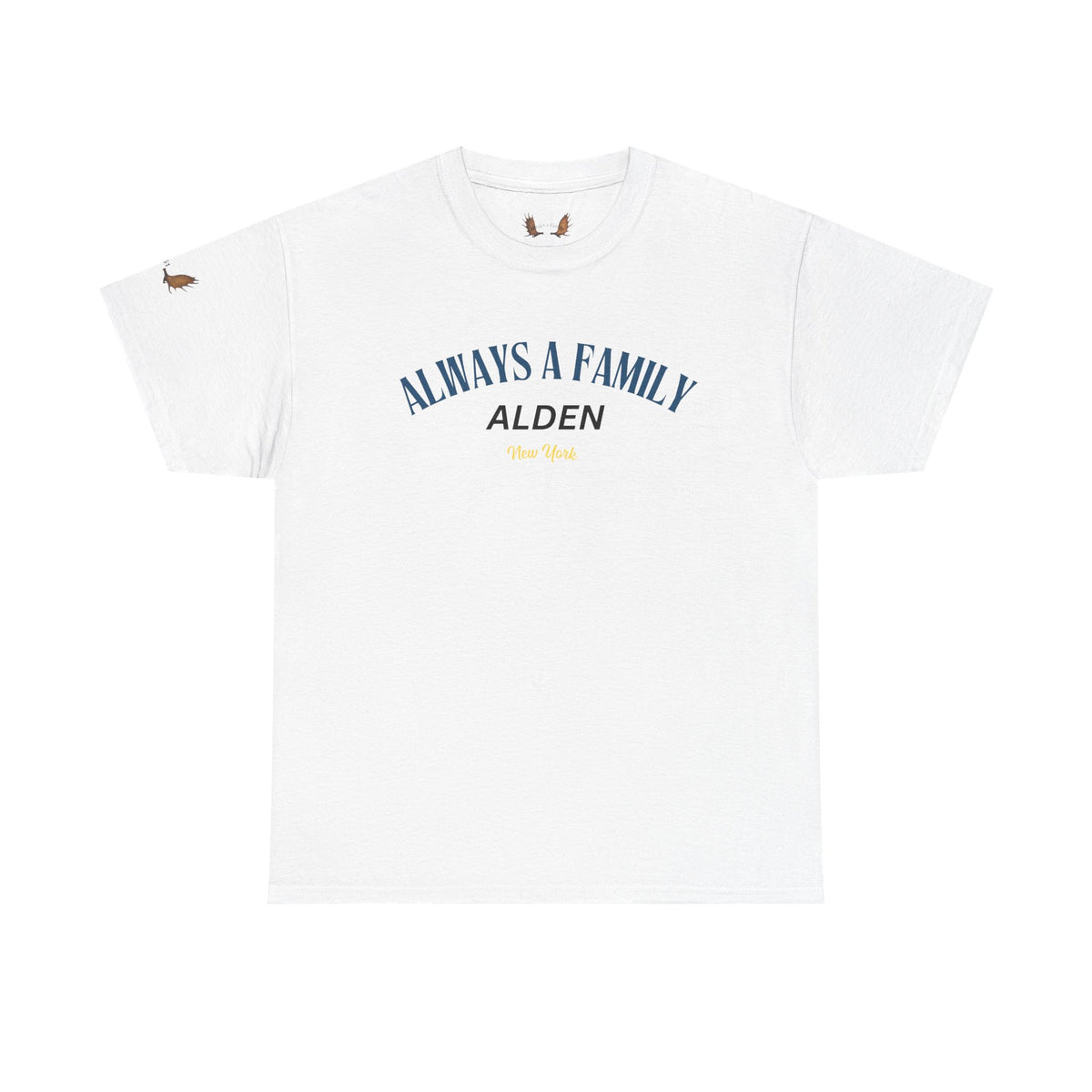 "Always a Family" Personalized Tee — TOWN shirt