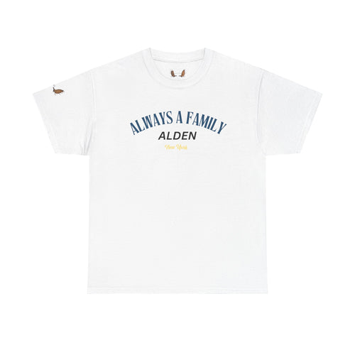 "Always a Family" Personalized Tee — TOWN shirt