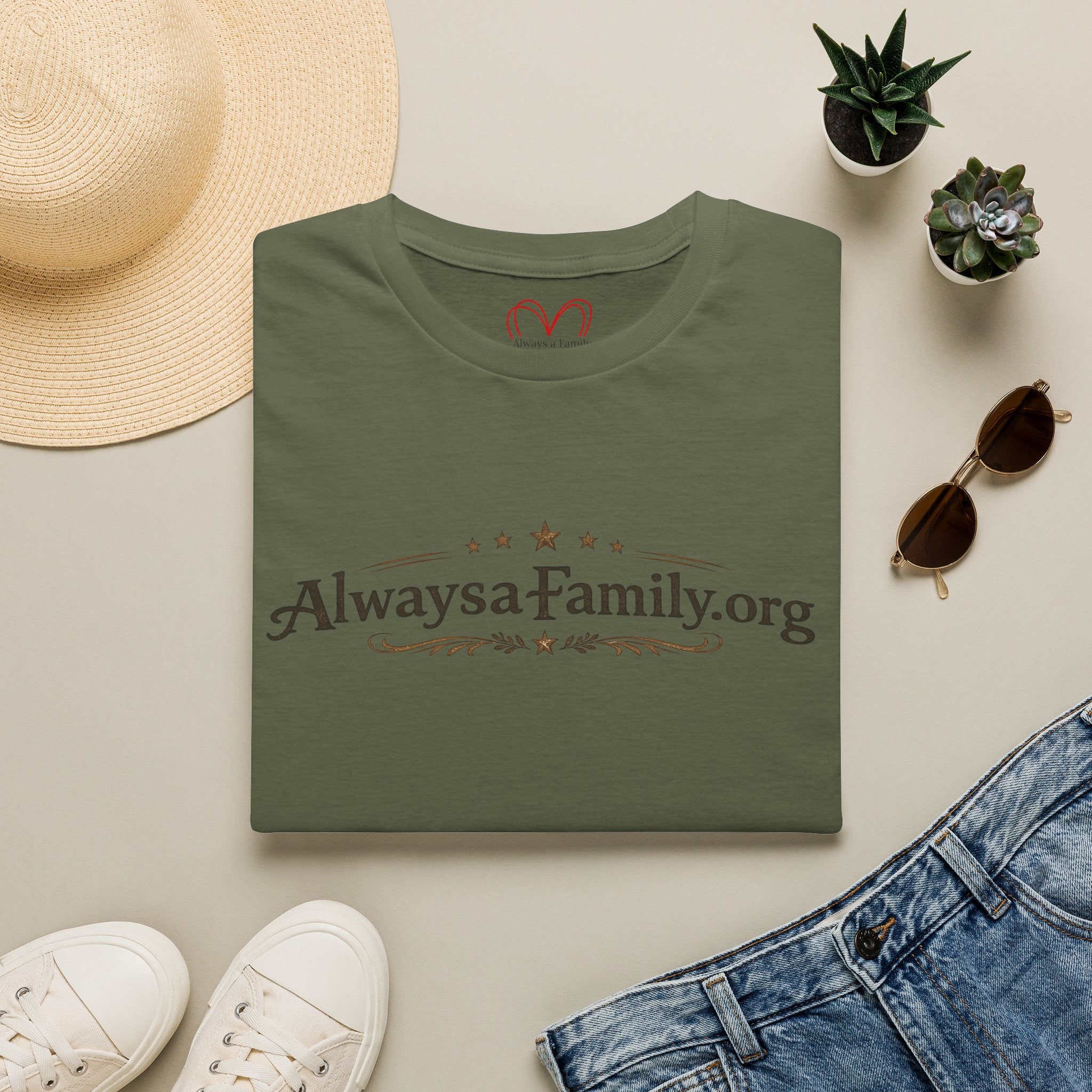 Always a Family.org T-Shirt — Family Support & Togetherness Tee