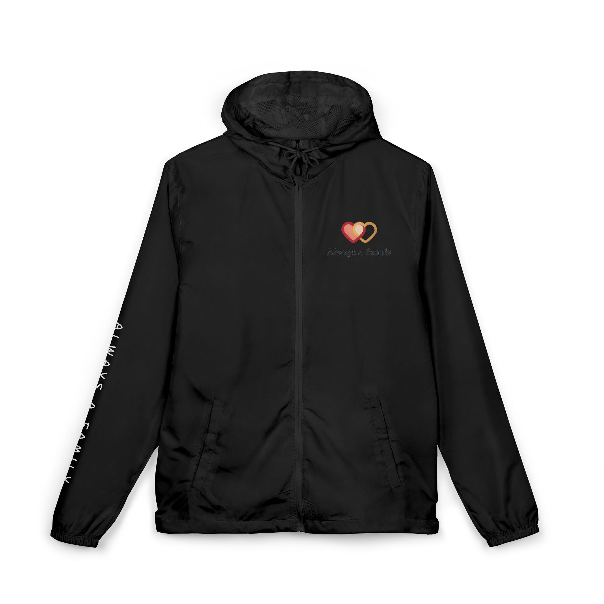 Red Heart Always a Family Windbreaker Jacket
