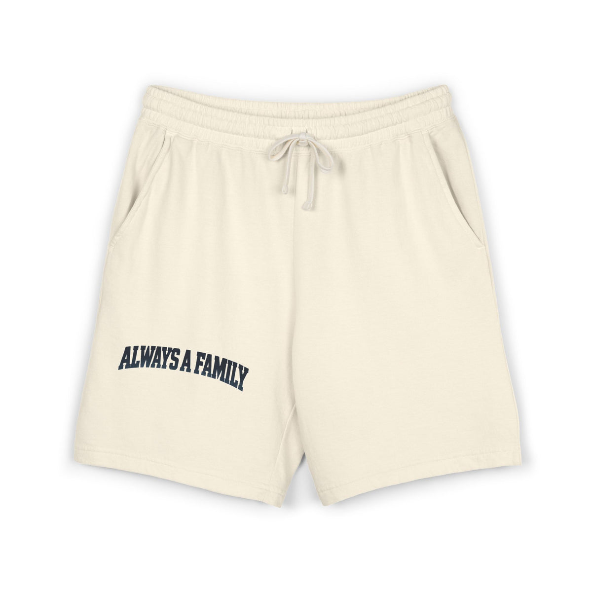 Always A Family Sweat Shorts — Comfortable Fleece Lounge Shorts with Logo