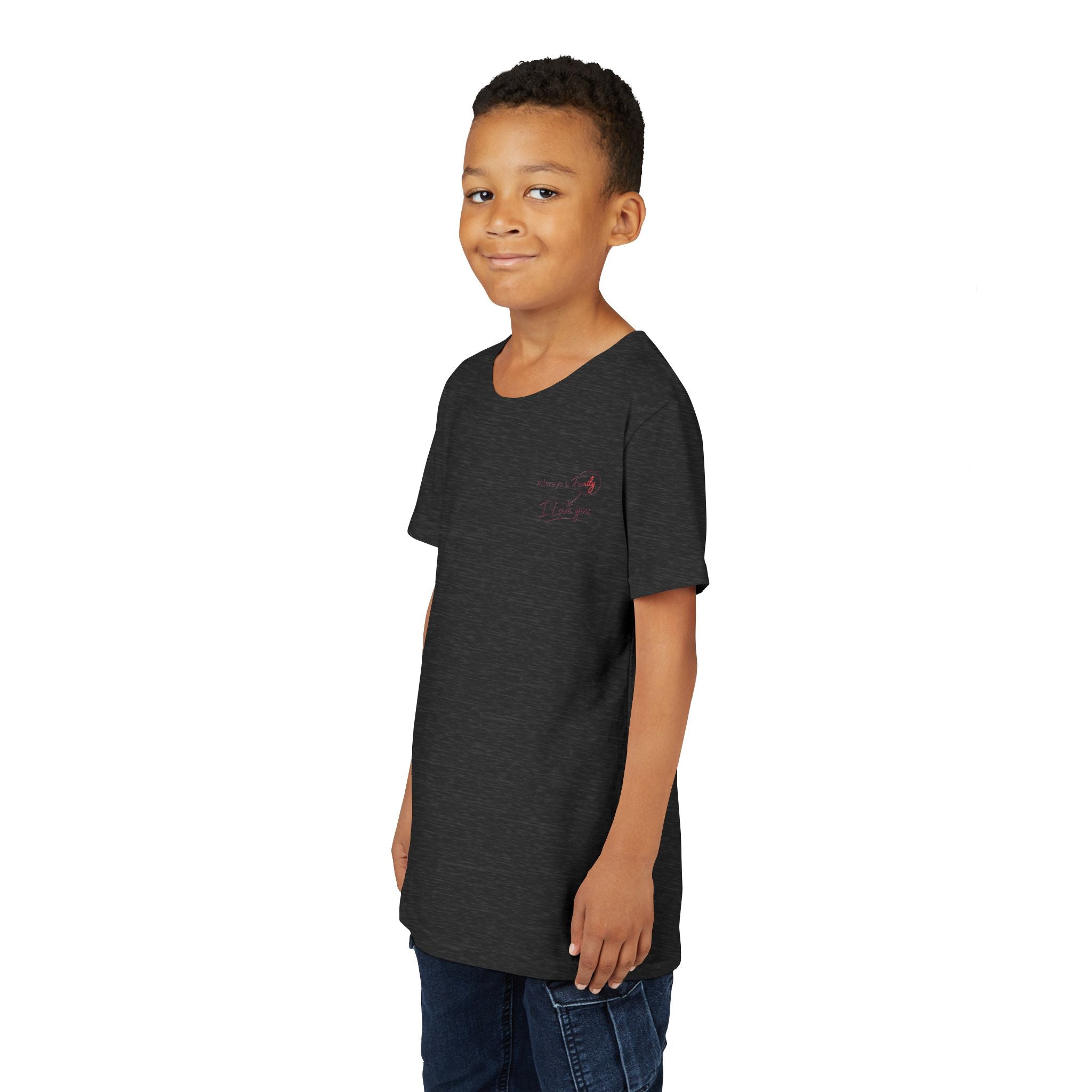 Always A Family Youth Tee — "Always A Family" Antler Logo Kids T-Shirt