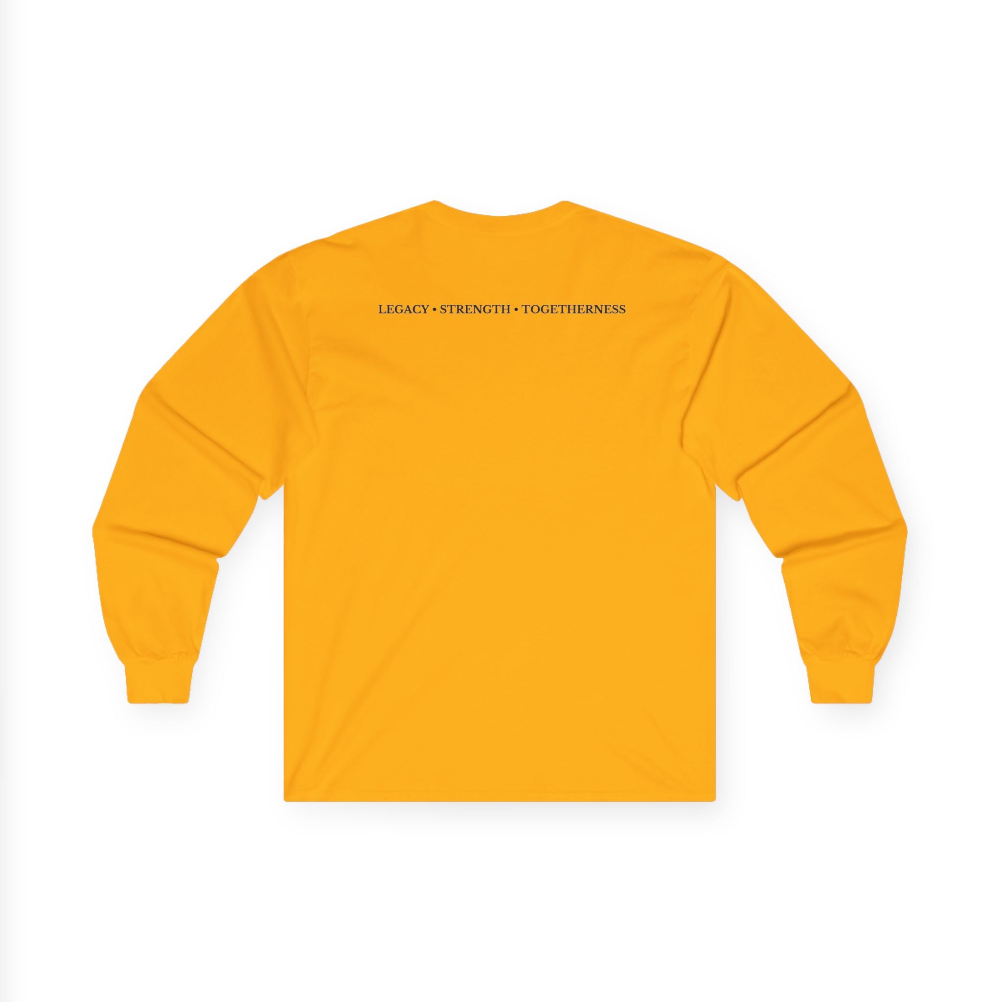 Family Silhouette Long Sleeve Tee — "Always A Family" Outdoor Design