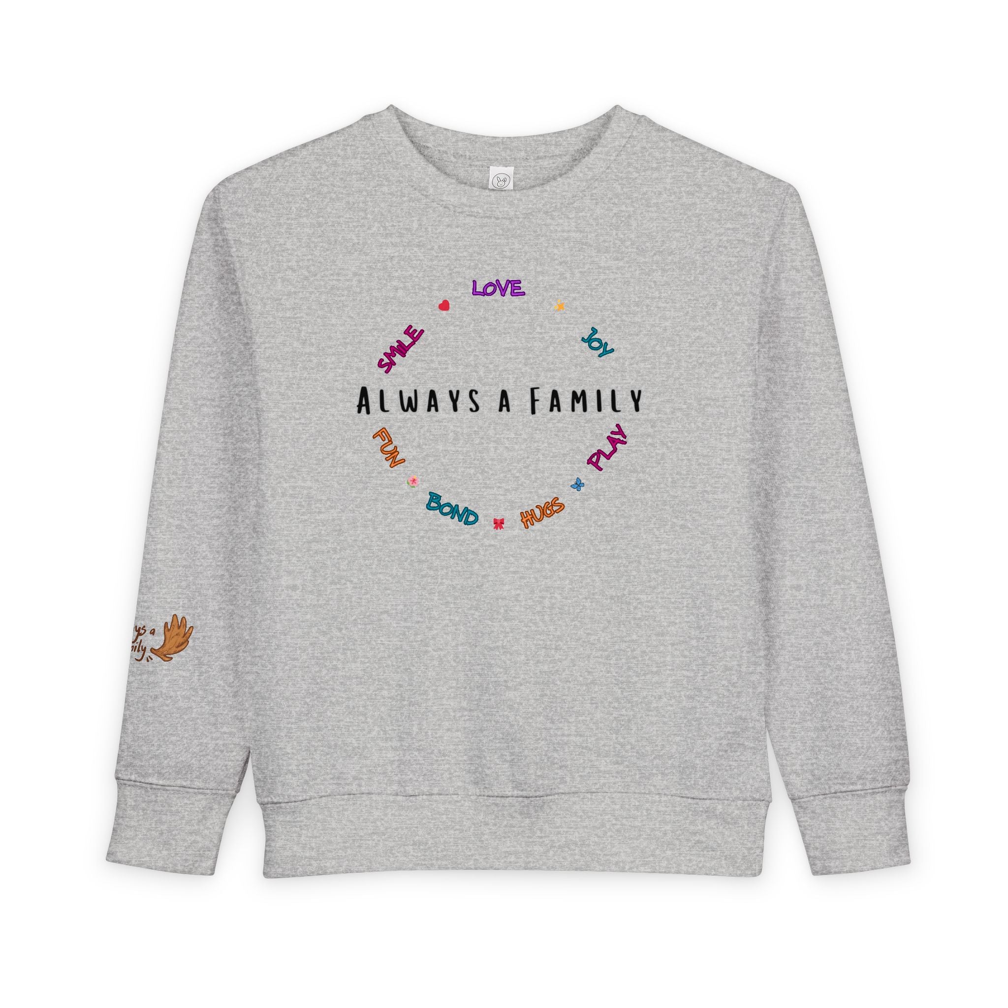 Always a Family Kids Crewneck