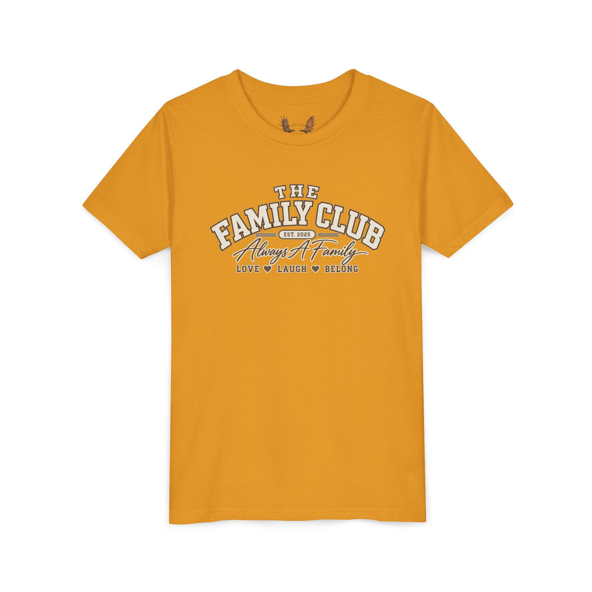 Youth Tee – "The Family Club" Always A Family Kids' Shirt