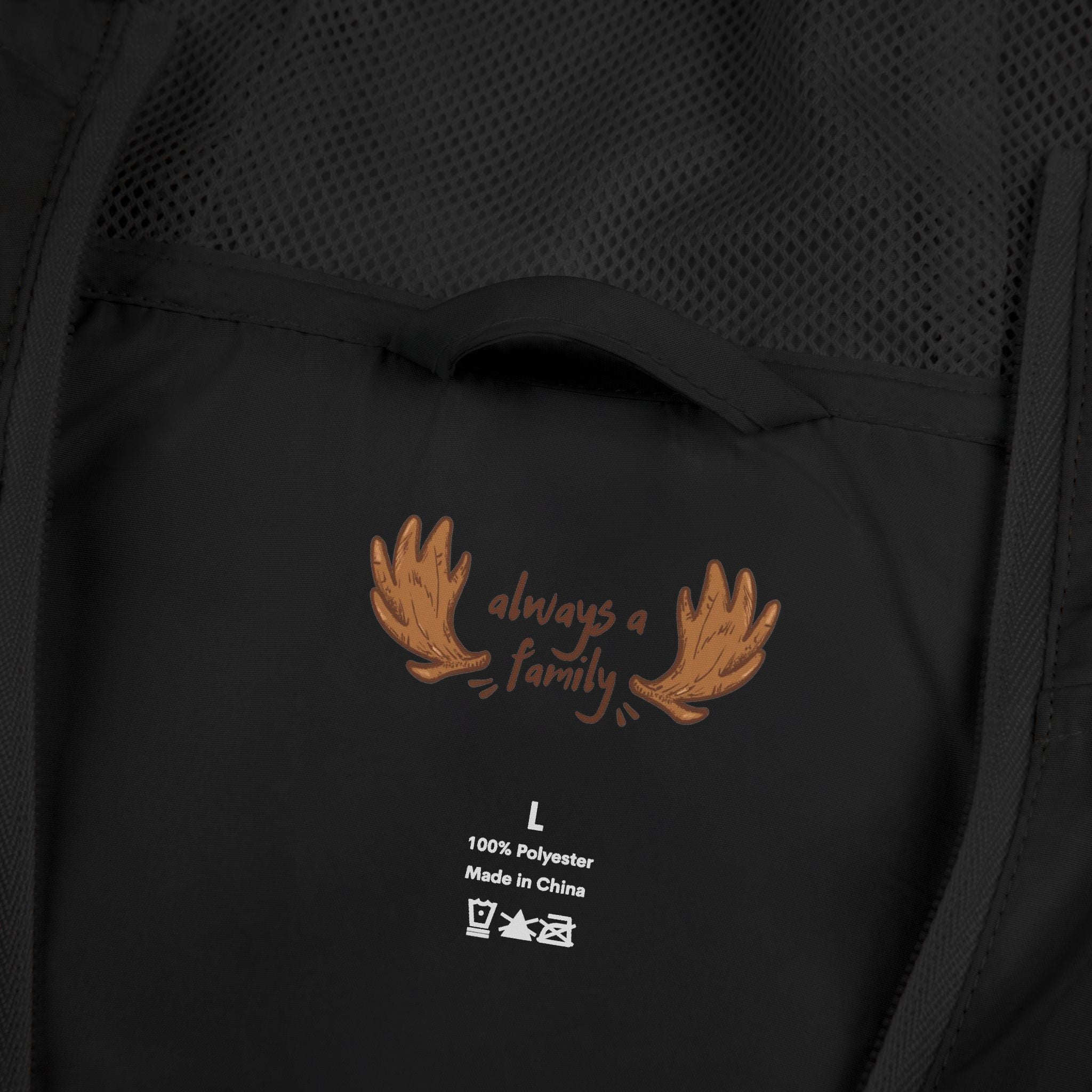 Red Heart Always a Family Windbreaker Jacket