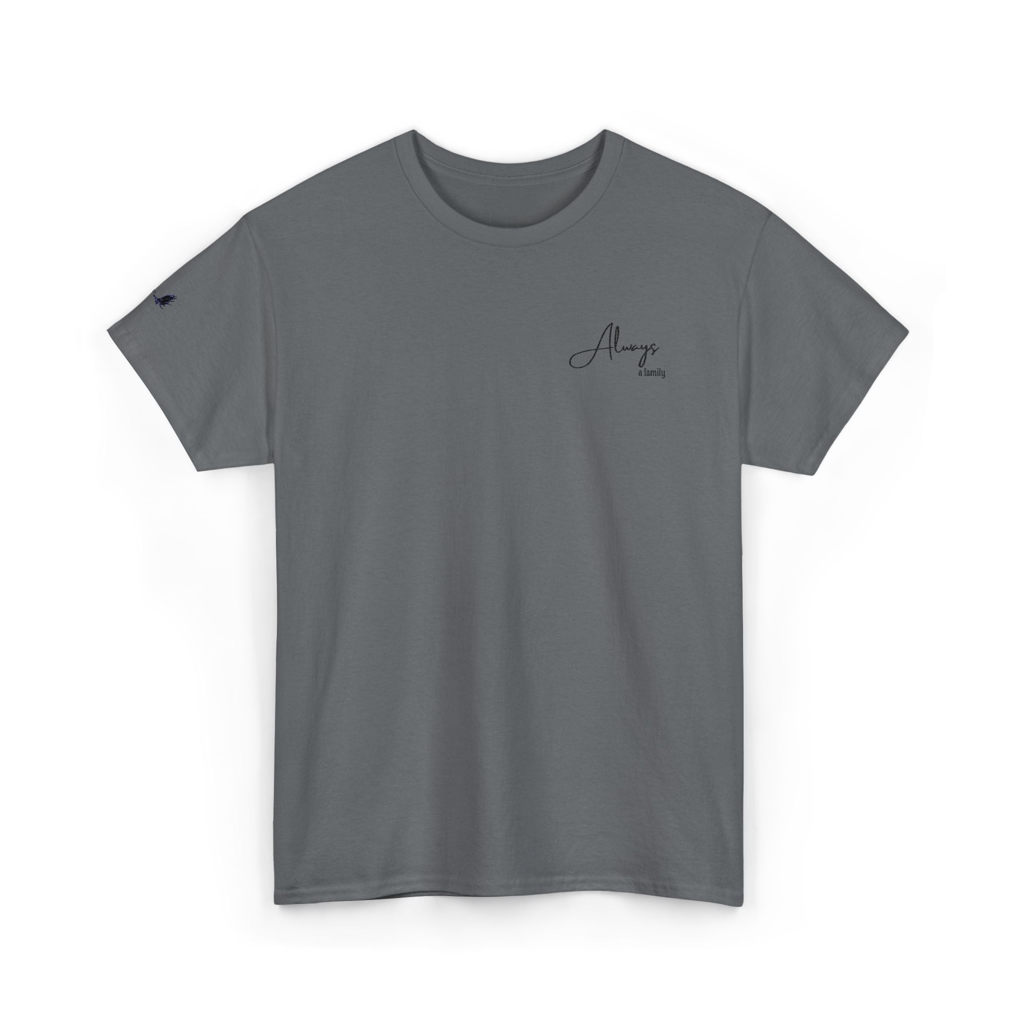 Classic 'Always' Script Tee — Minimalist White T-Shirt