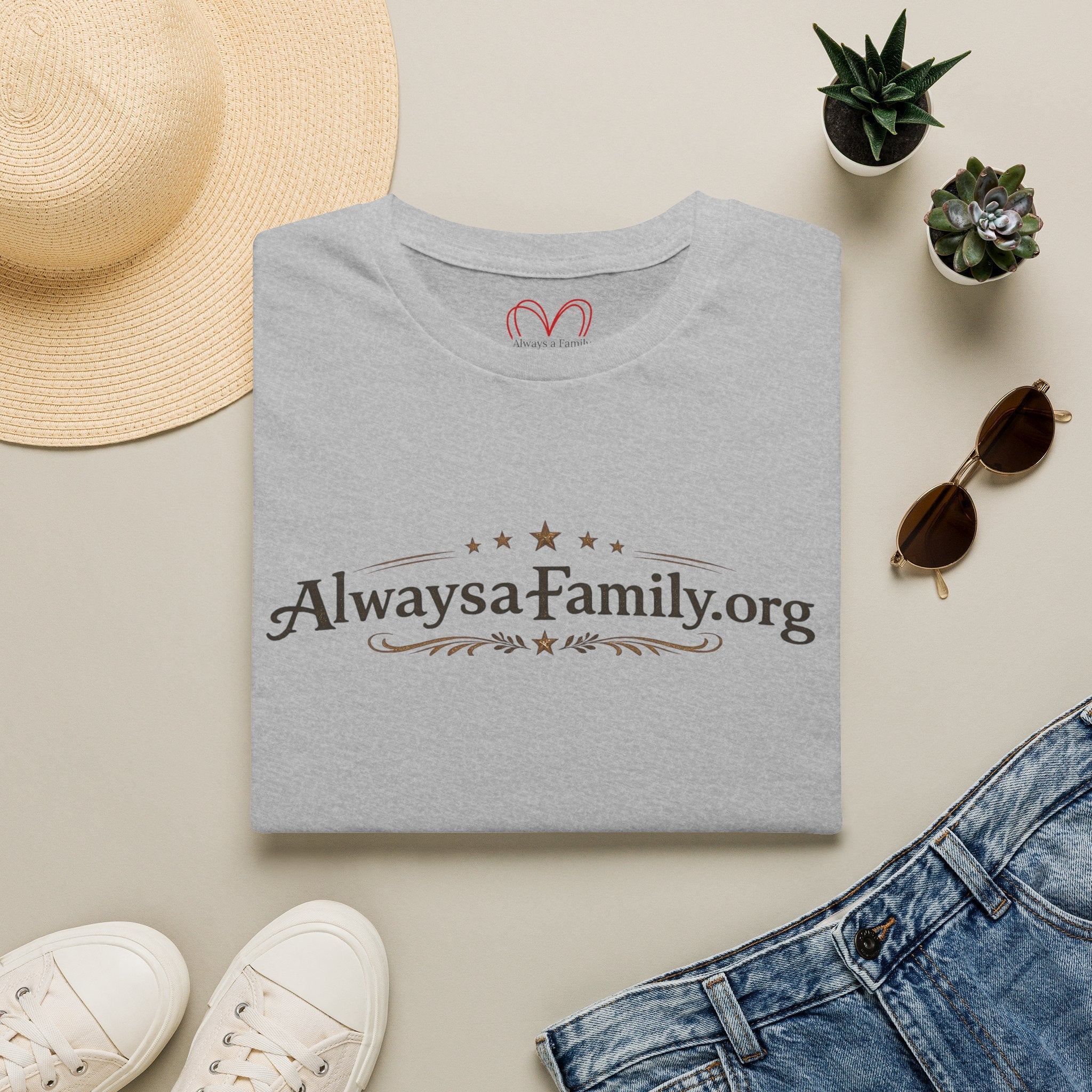 Always a Family.org T-Shirt — Family Support & Togetherness Tee