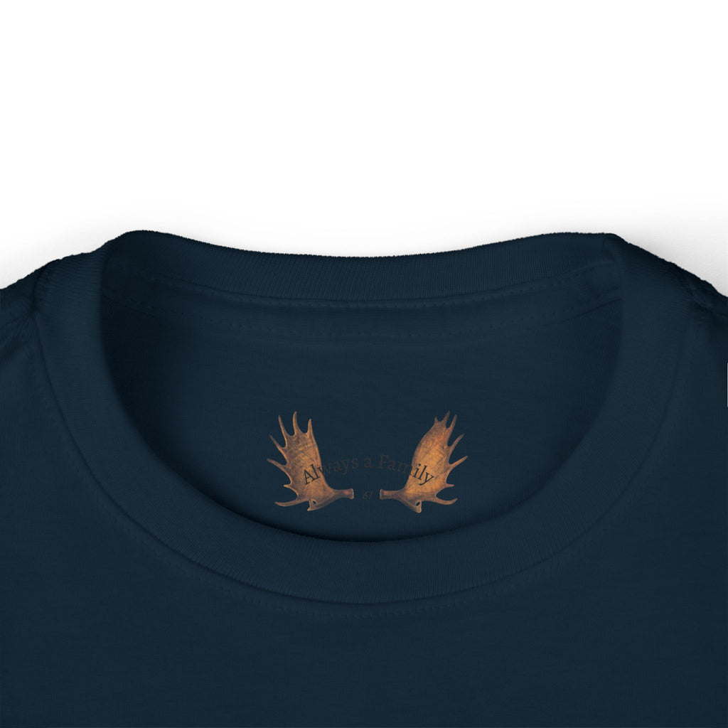 Toddler Long Sleeve Tee - 'Always a Family' Heart Watercolor Kids Shirt