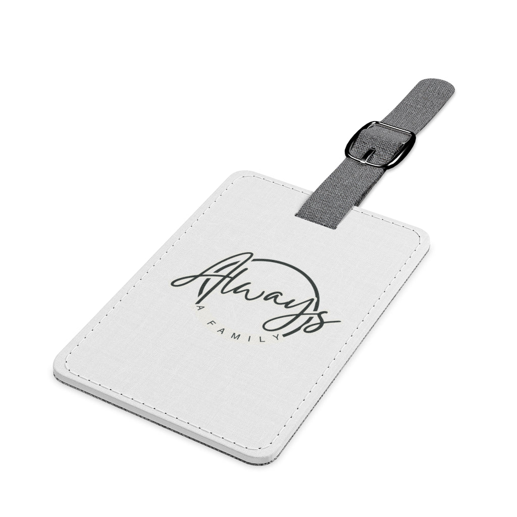 Always Family Rectangular Luggage Tag — Personalized Travel ID Tag