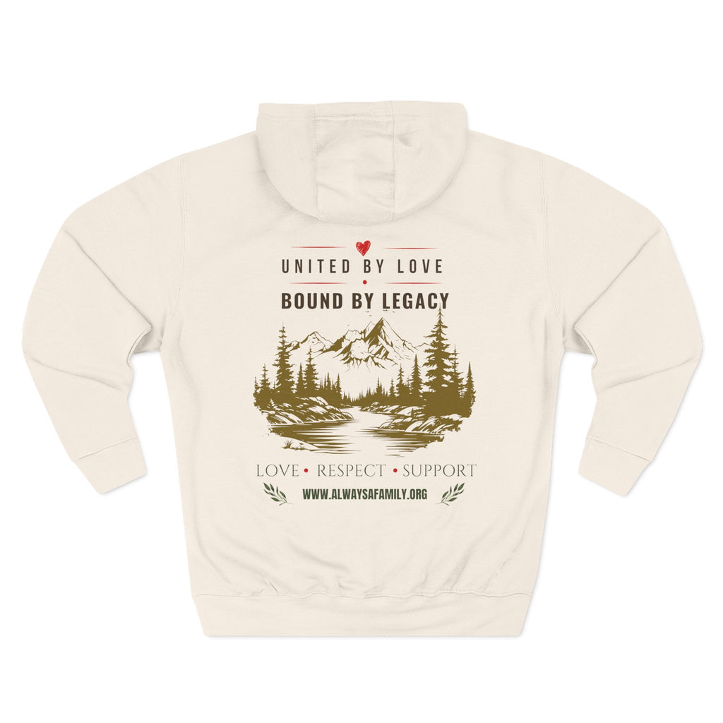 Always A Family Hoodie — 'United by Love, Bound by Legacy' Family Tree Pullover