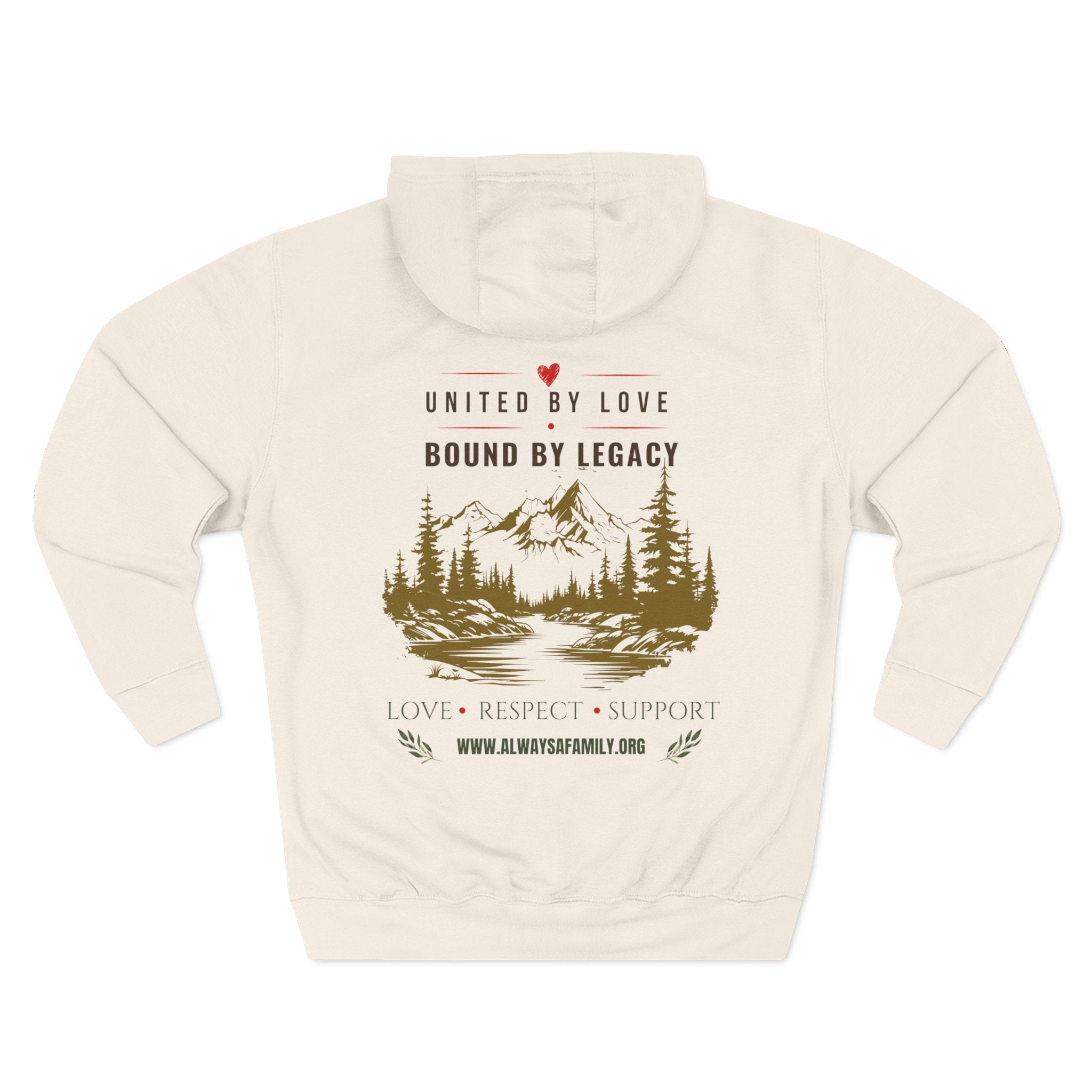 Always A Family Hoodie — 'United by Love, Bound by Legacy' Family Tree Pullover