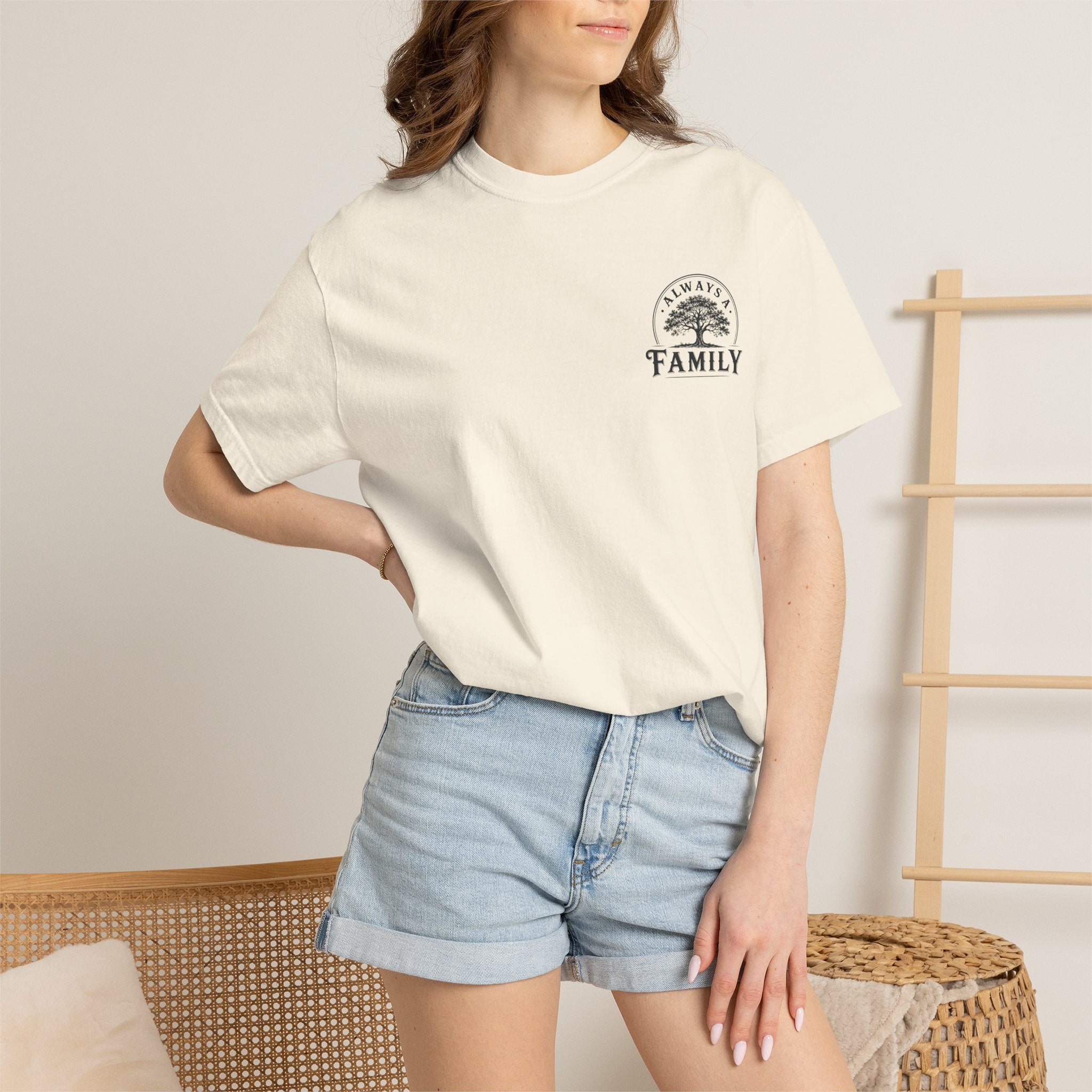 Family Tree T-Shirt — "Always a Family" legacy