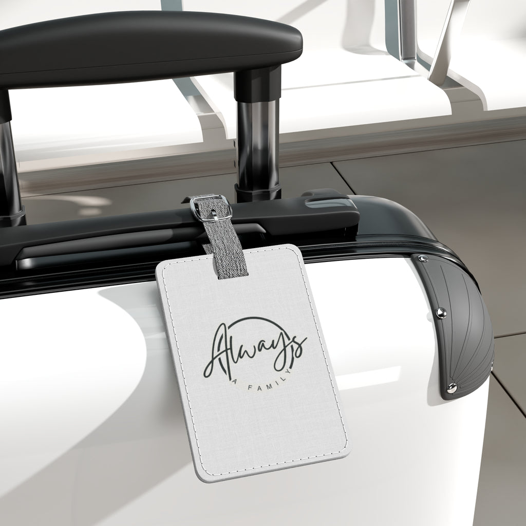 Always Family Rectangular Luggage Tag — Personalized Travel ID Tag